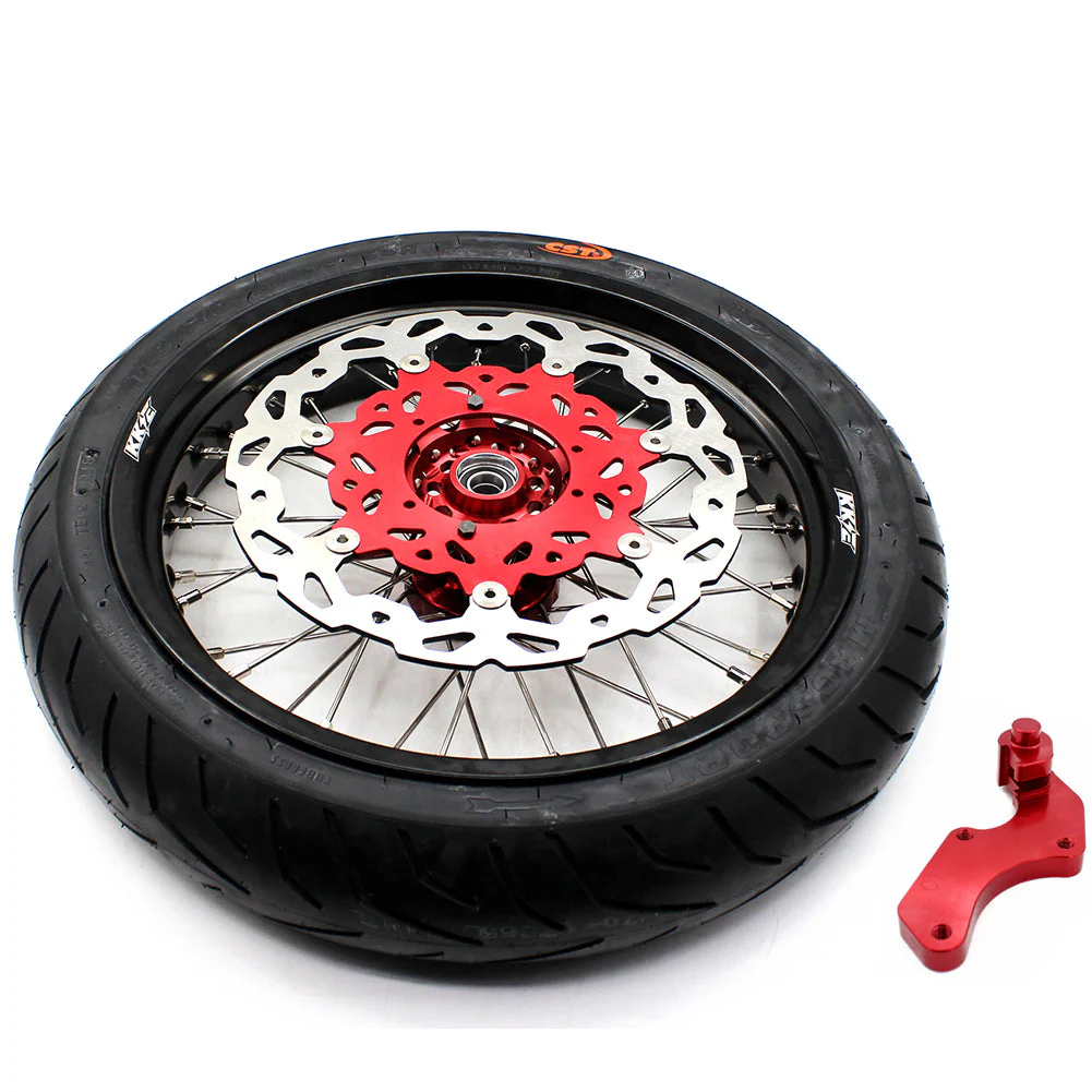 KKE 3.5 & 4.25 Cush Drive Supermoto CST Wheels Rims for Honda XR400R XR600R - Image 6
