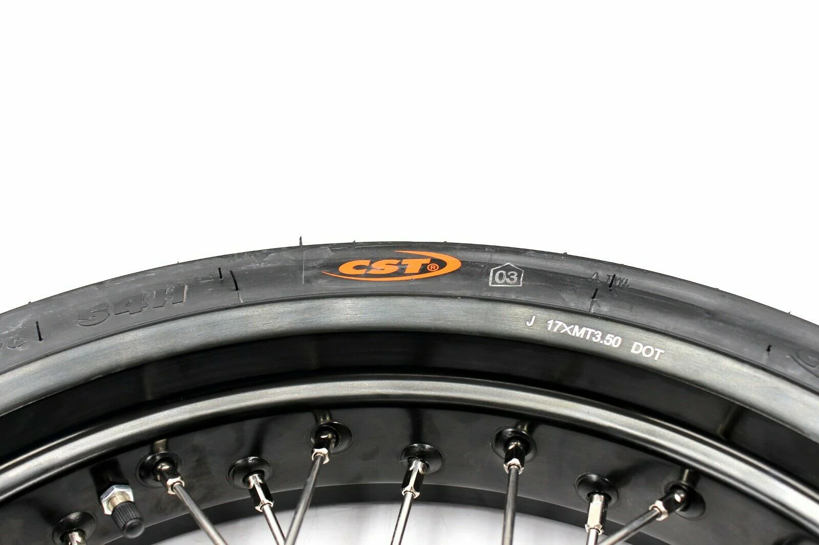 KKE 3.5/4.25 KX450X KX250F KX450F 2006-2018 For KAWASAKI Supermoto Rims CST Tires - Image 4