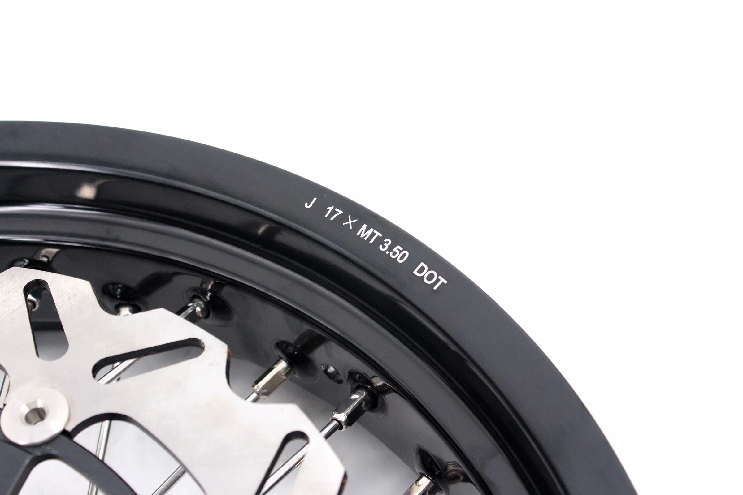 KKE 3.5 & 4.25 Rims For Honda XR400R 1996-2004 XR600R 1991-2000 Supermoto Wheels Black - Image 4
