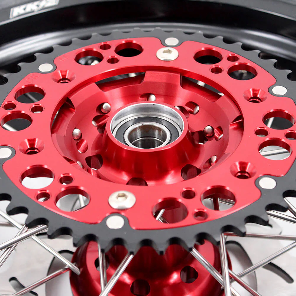 KKE 3.5 & 4.25 Supermoto Tires Rims Fit For HONDA CRF250X CRF450X 2005-2018 - Image 8
