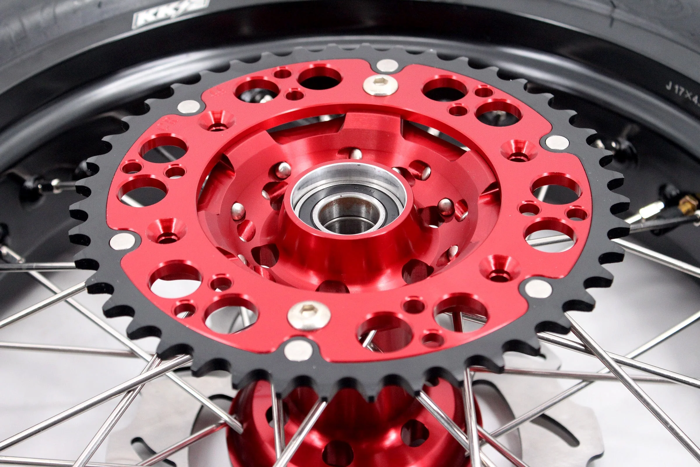 KKE 3.5 & 4.25 Supermoto Tires Rims Fit For HONDA CRF250X CRF450X 2005-2018 - Image 9