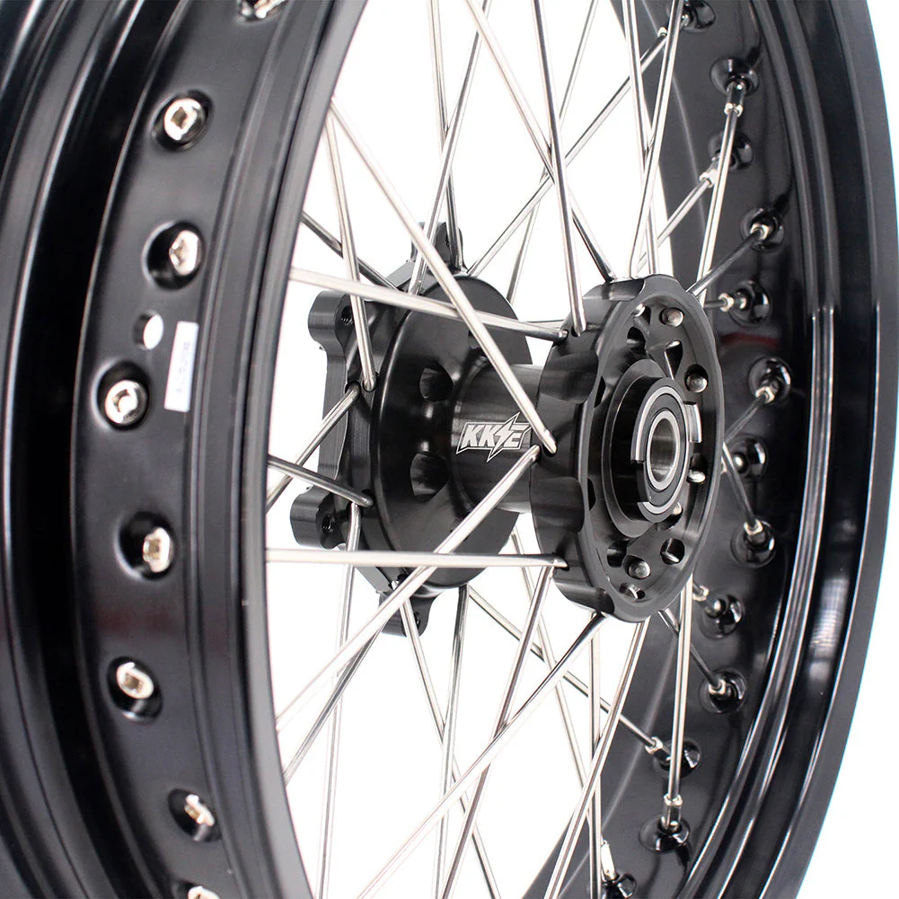 KKE 3.5 & 4.25 Wheels for Yamaha WR250F 2001-2018 / WR450F 2003-2018 Black Hubs - Image 11