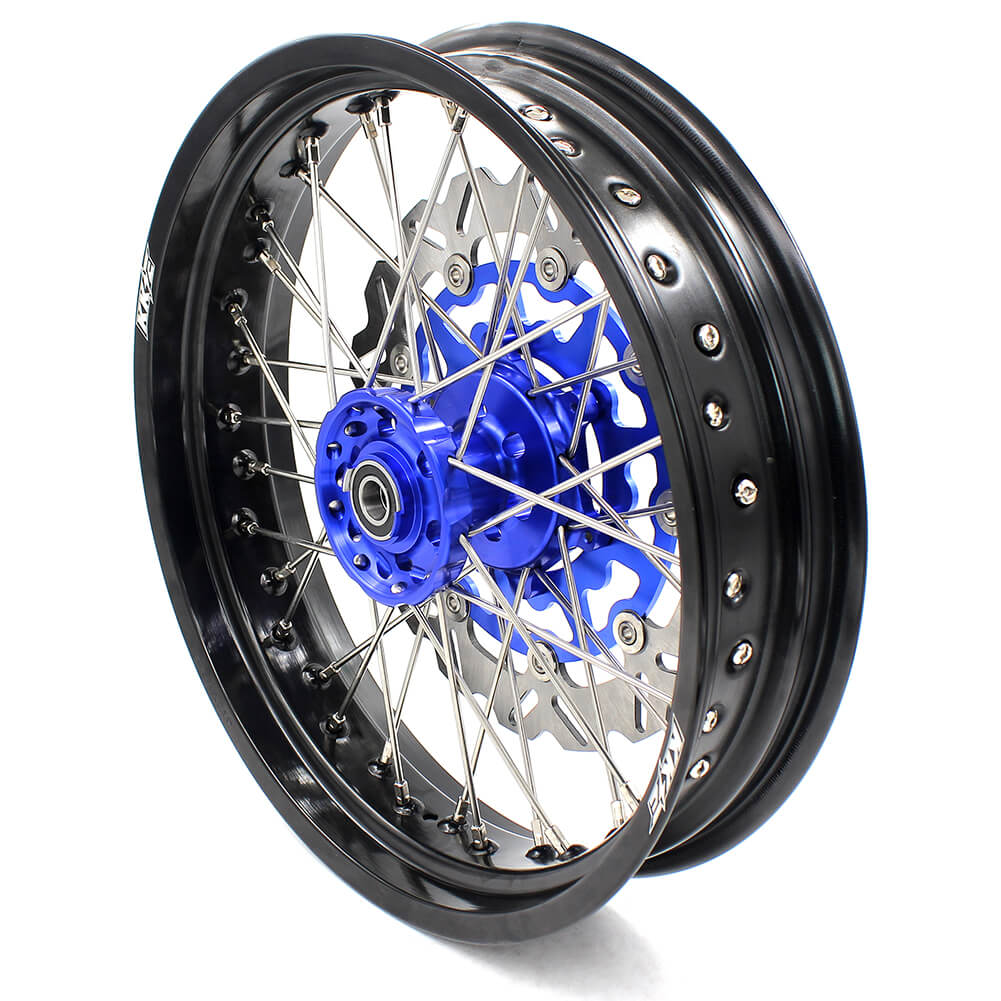 KKE 3.5 & 4.25 Wheels for Yamaha WR250F 2001-2019 WR450F 2003-2018 Blue - Image 18