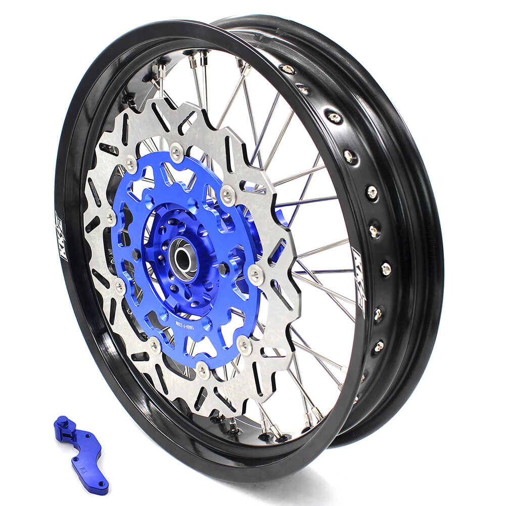 KKE 3.5 & 4.25 Wheels for Yamaha WR250F 2001-2019 WR450F 2003-2018 Blue - Image 20