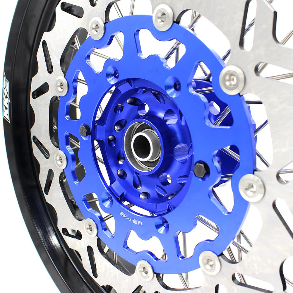 KKE 3.5 & 4.25 Wheels for Yamaha WR250F 2001-2019 WR450F 2003-2018 Blue - Image 21