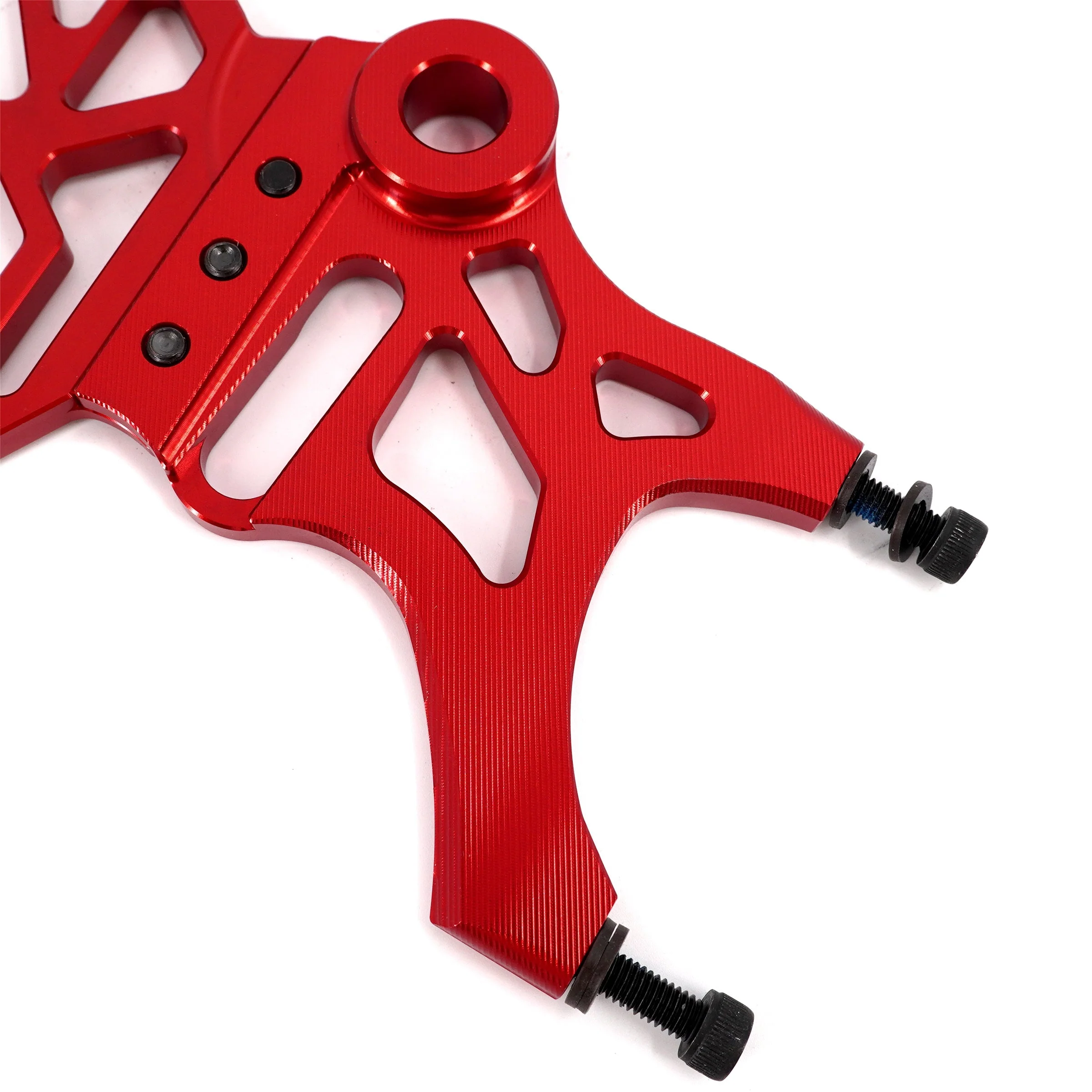 KKE Aluminum Rear Brake Disc Guard Fit Rawrr Mantis, Mantis X Red and Black (Collective) - Image 11