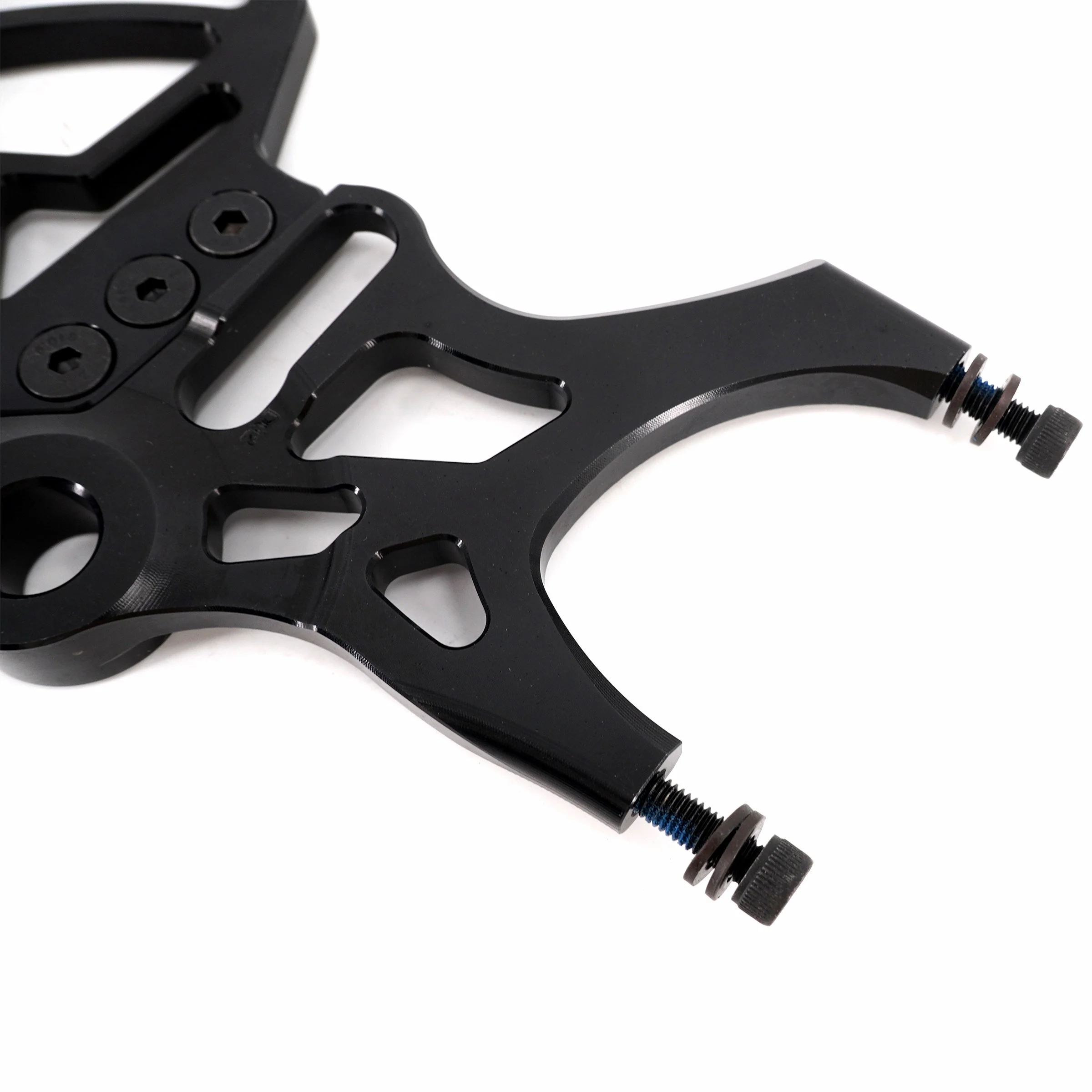 KKE Aluminum Rear Brake Disc Guard Fit Rawrr Mantis, Mantis X Red and Black (Collective) - Image 3