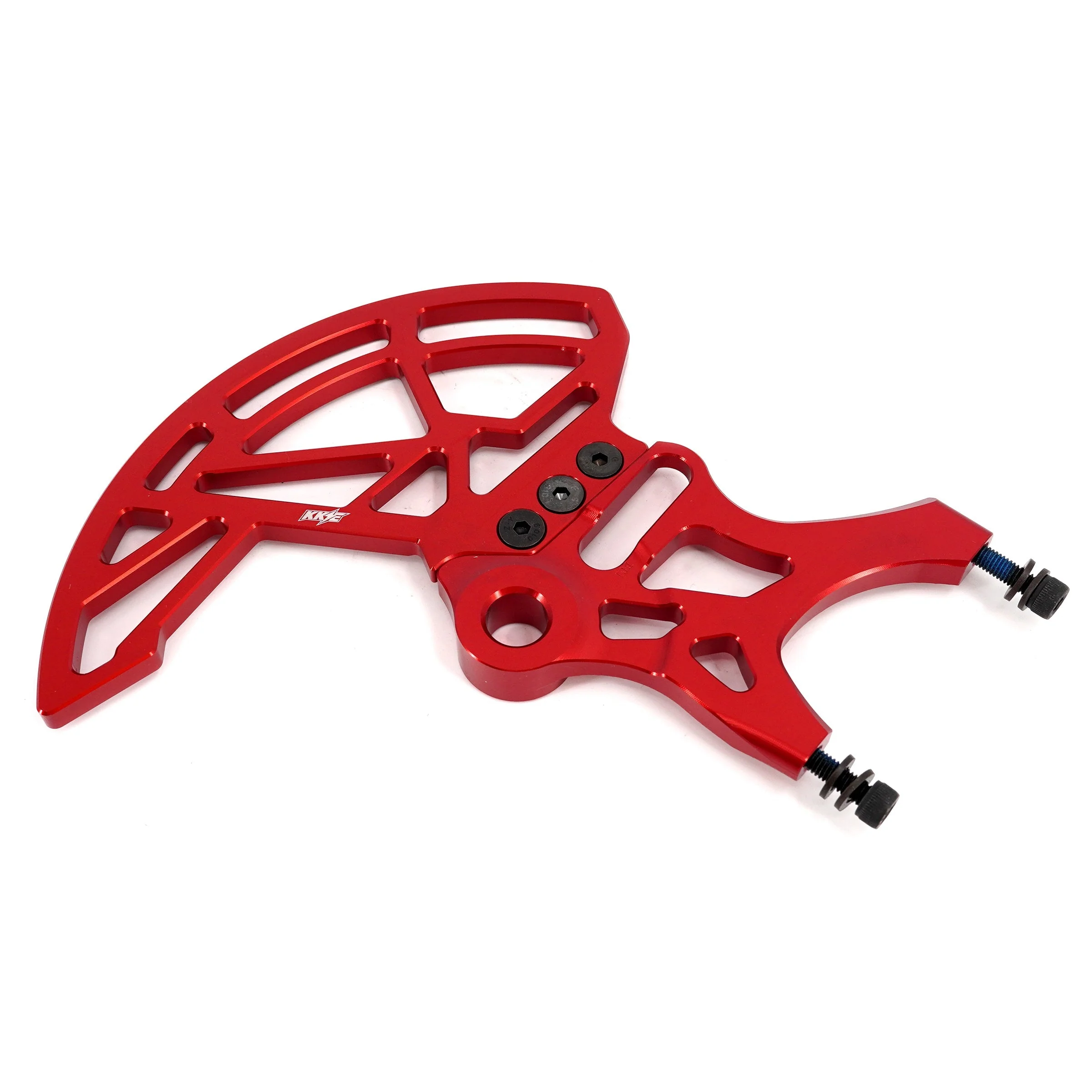 KKE Aluminum Rear Brake Disc Guard Fit Rawrr Mantis, Mantis X Red and Black (Collective) - Image 7