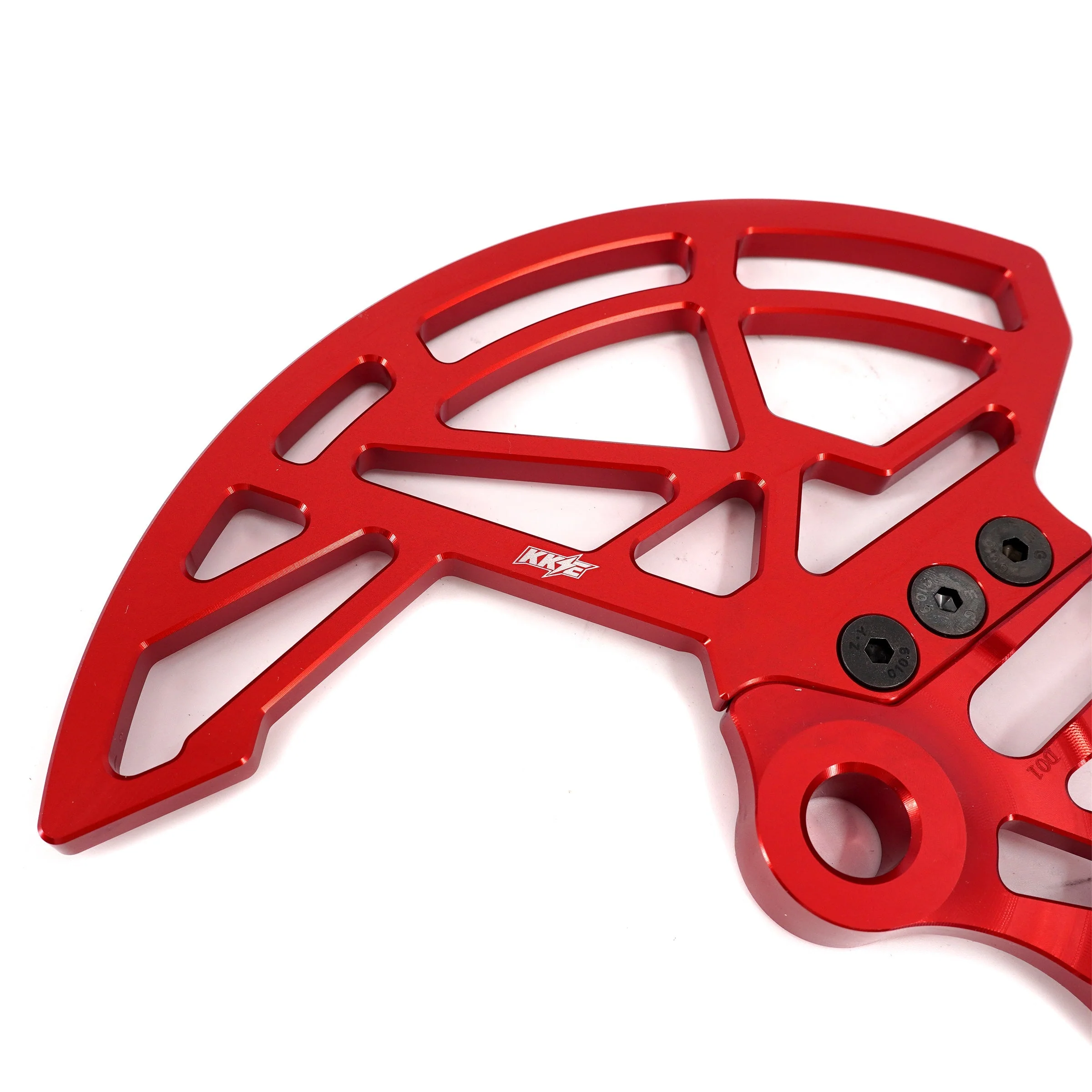 KKE Aluminum Rear Brake Disc Guard Fit Rawrr Mantis, Mantis X Red and Black (Collective) - Image 8