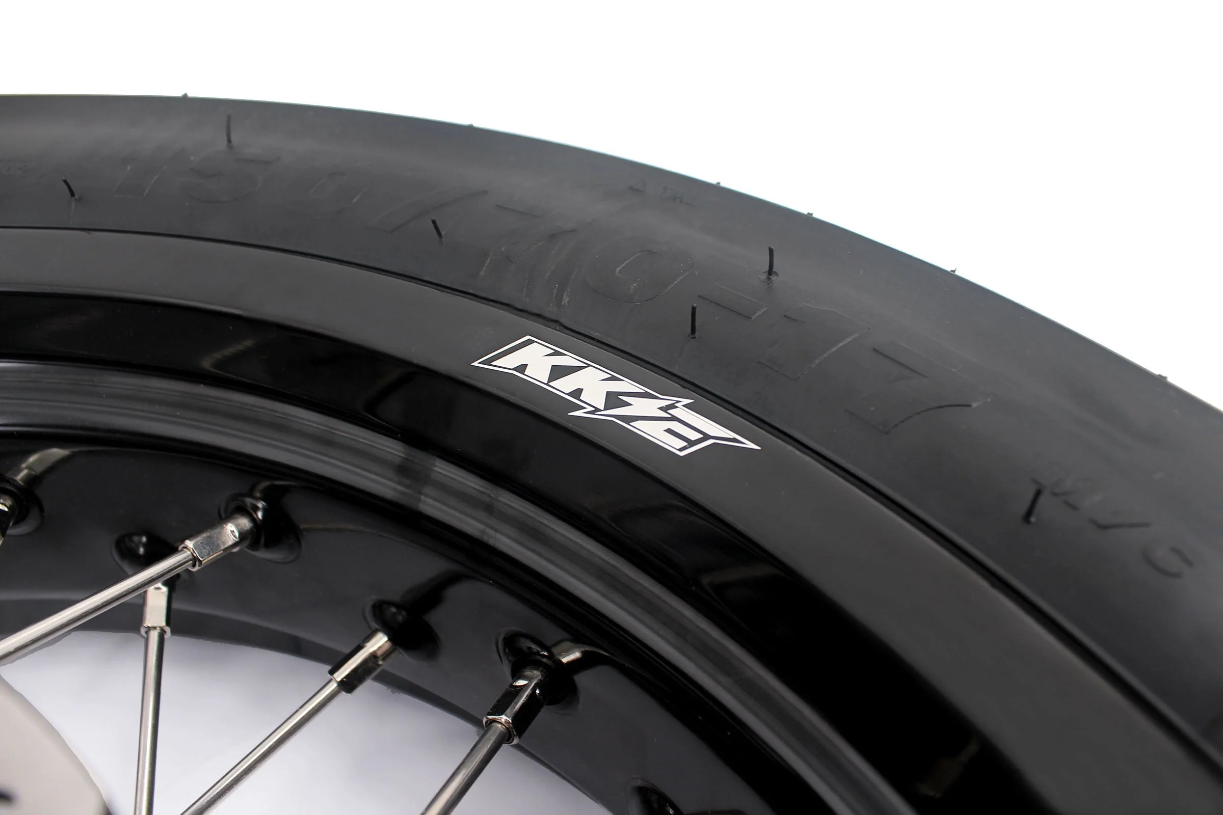 KKE CUSH DRIVE 3.5/4.25*17in. Supmermoto Wheels Kit For SUZUKI DRZ400SM 2005-2024 CST Tires - Image 10