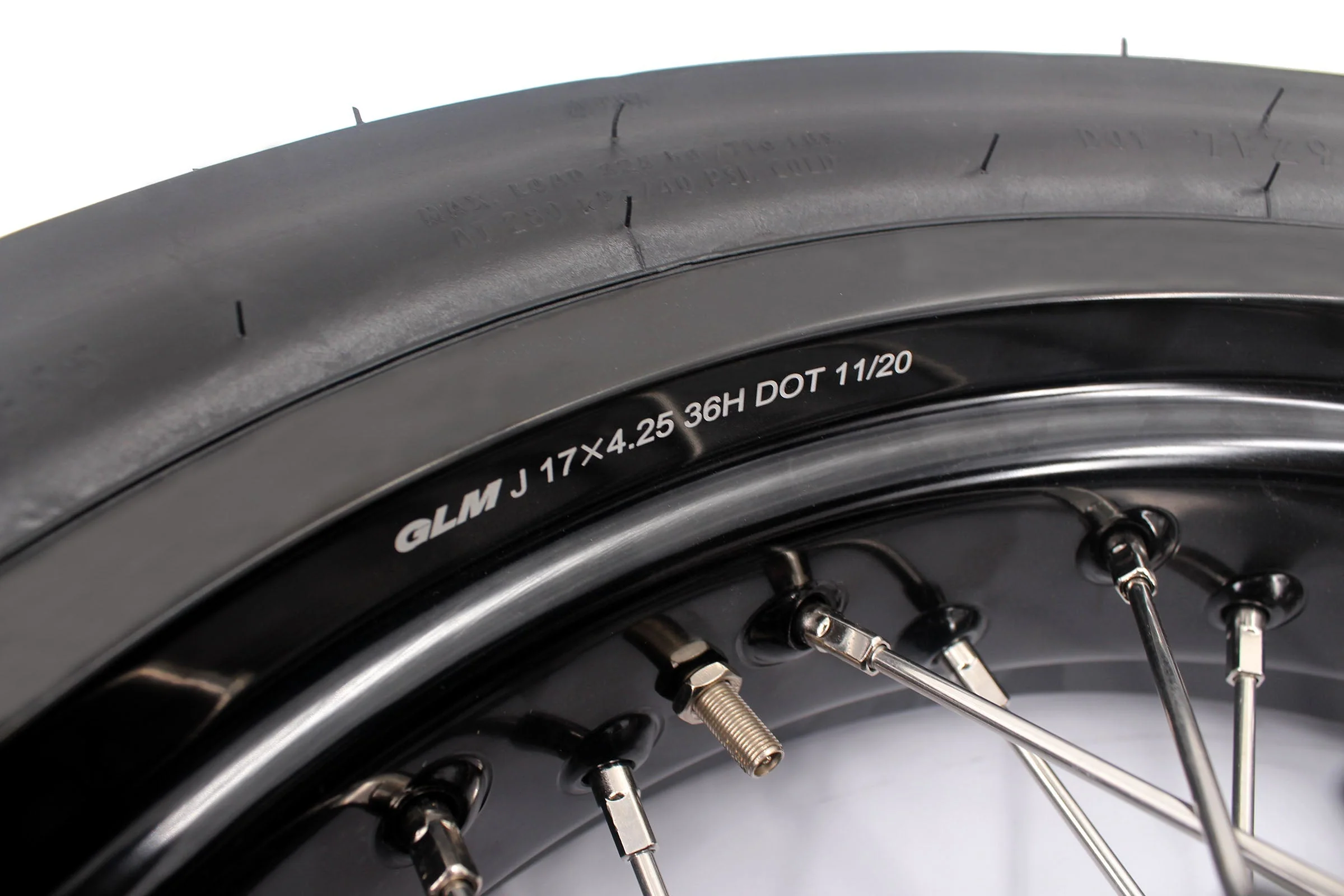 KKE CUSH DRIVE 3.5/4.25*17in. Supmermoto Wheels Kit For SUZUKI DRZ400SM 2005-2024 CST Tires - Image 13