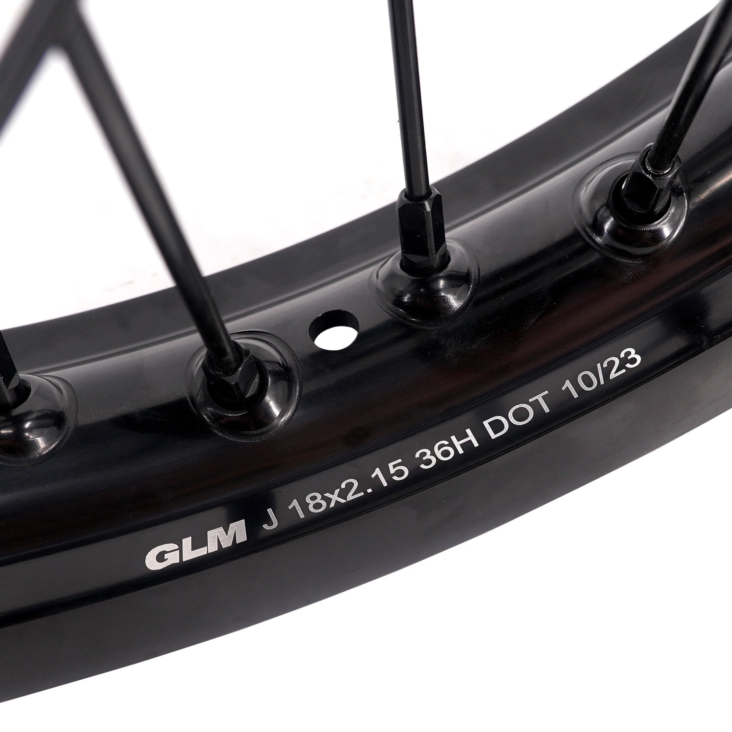 KKE Enduro 1.6*21" & 2.15*18" CNC Hub Electric Dirtbike Alloy Wheels Rims Fit STARK VARG All Black - Image 10