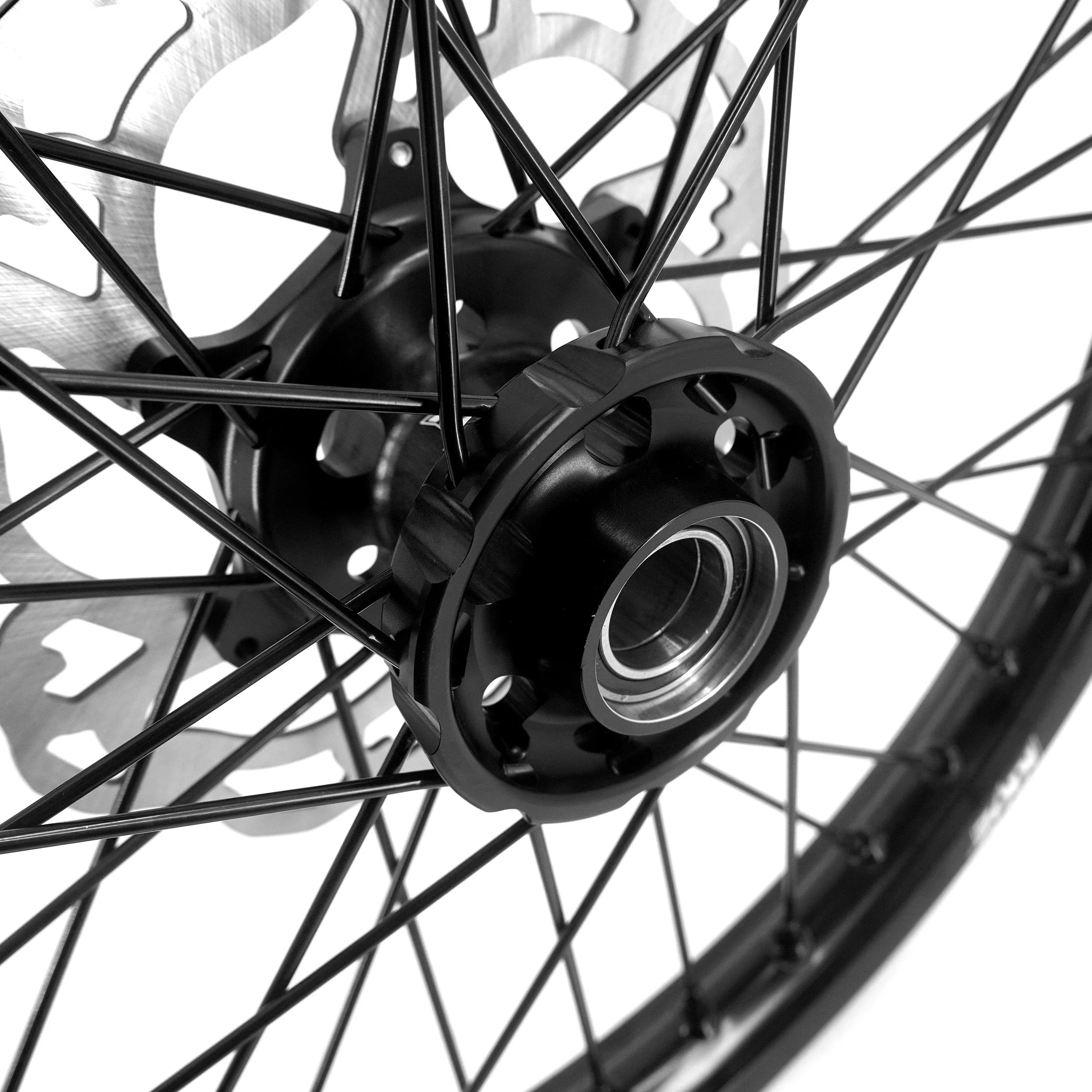 KKE Enduro 1.6*21" & 2.15*18" CNC Hub Electric Dirtbike Alloy Wheels Rims Fit STARK VARG All Black - Image 21