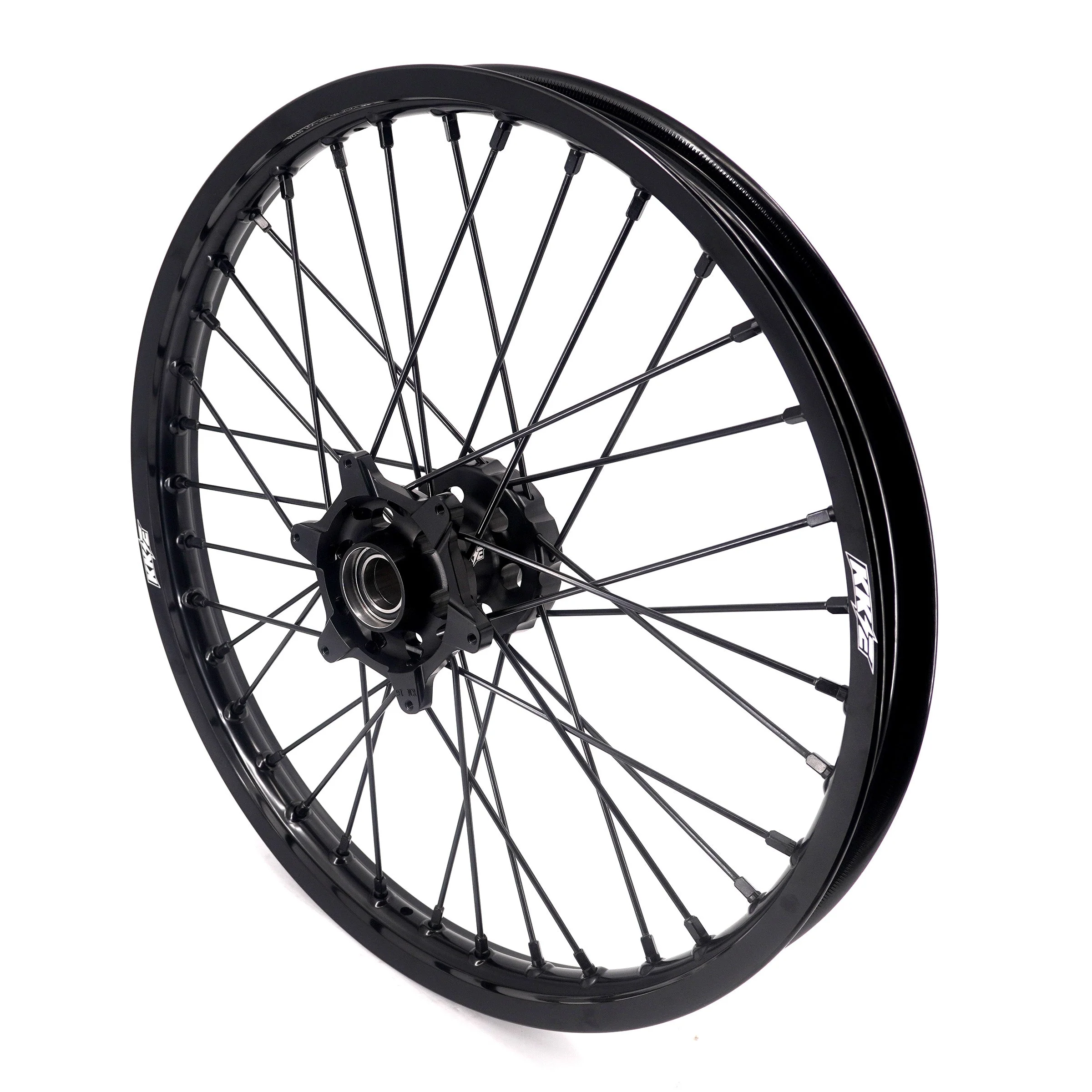 KKE Enduro 1.6*21" & 2.15*18" CNC Hub Electric Dirtbike Alloy Wheels Rims Fit STARK VARG All Black - Image 6