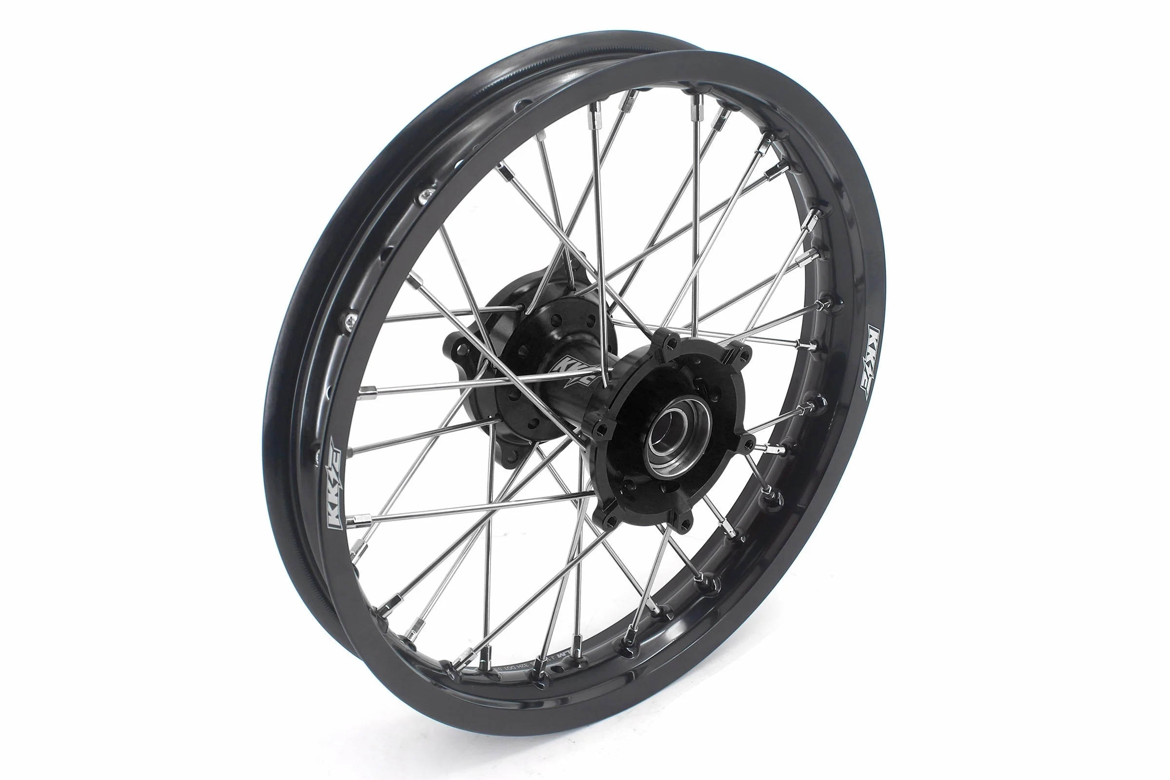 KKE Factory Size Small Kid's Wheels 17" 14" GLM Rims For KTM SX 85 / GAS GAS MC 85 / HUSQVARNA TC 85 - 2021-2024 Black Hub - Image 7