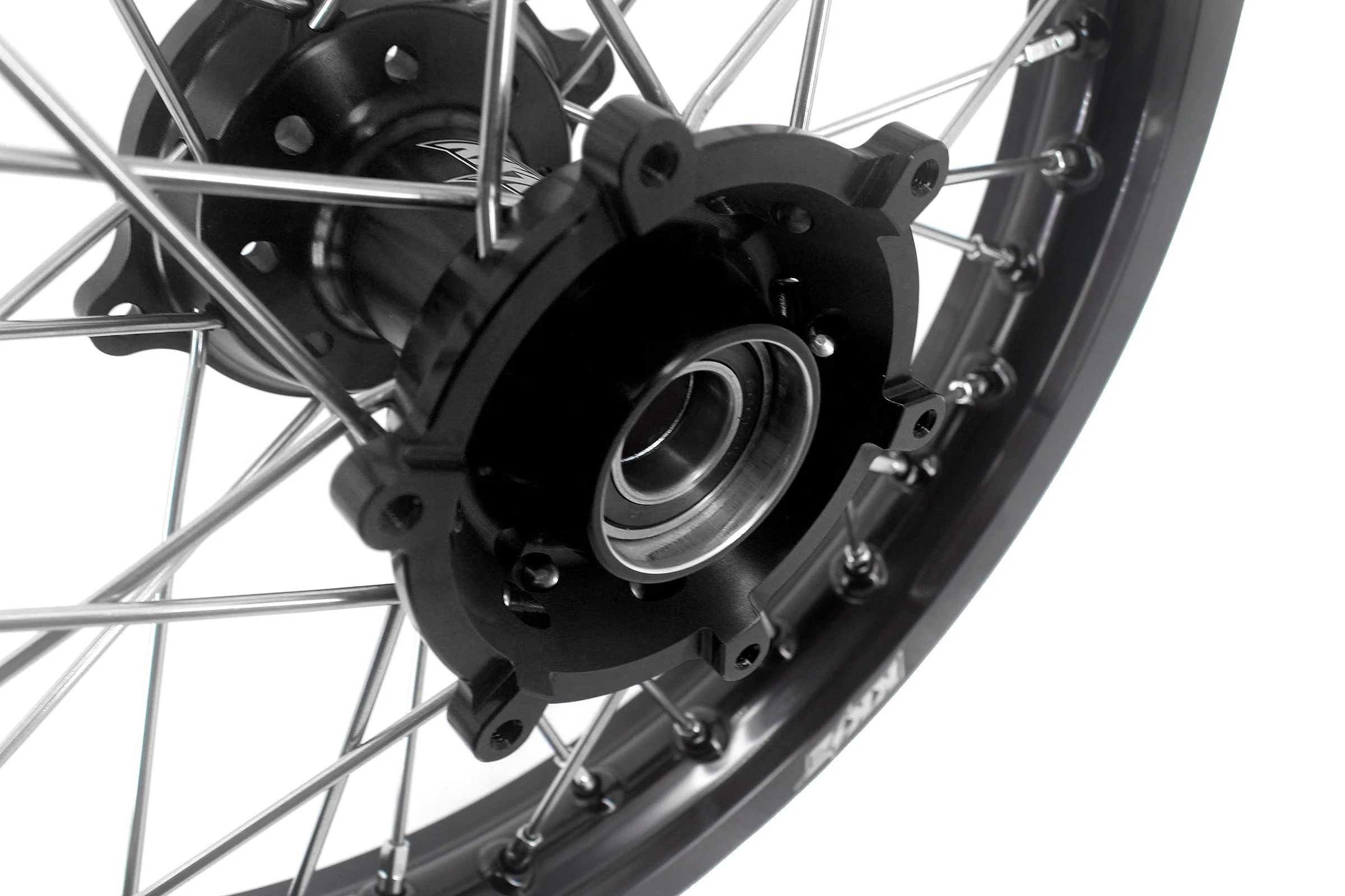 KKE Factory Size Small Kid's Wheels 17" 14" GLM Rims For KTM SX 85 / GAS GAS MC 85 / HUSQVARNA TC 85 - 2021-2024 Black Hub - Image 8