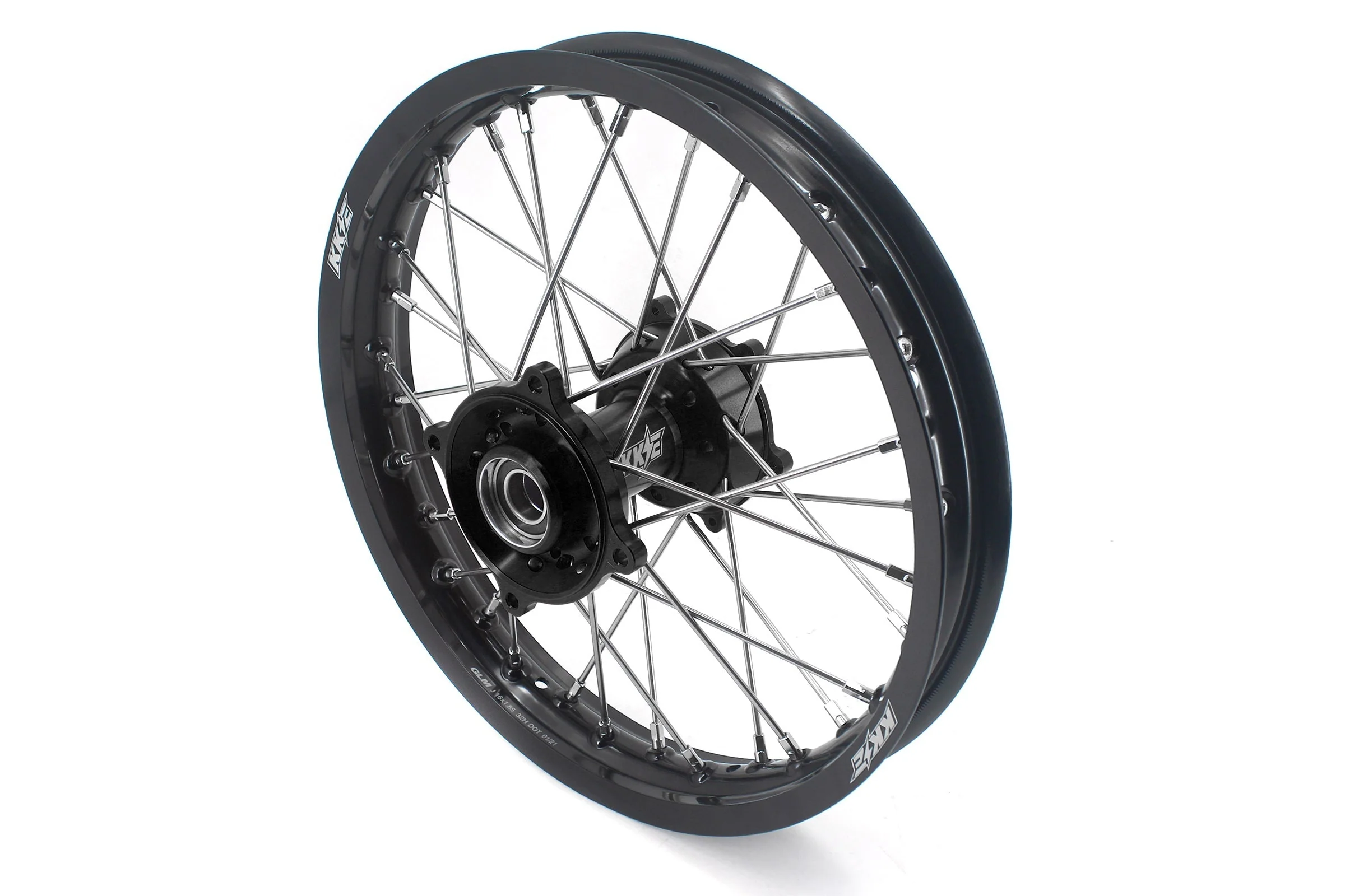 KKE Factory Size Small Kid's Wheels 17" 14" GLM Rims For KTM SX 85 / GAS GAS MC 85 / HUSQVARNA TC 85 - 2021-2024 Black Hub - Image 9