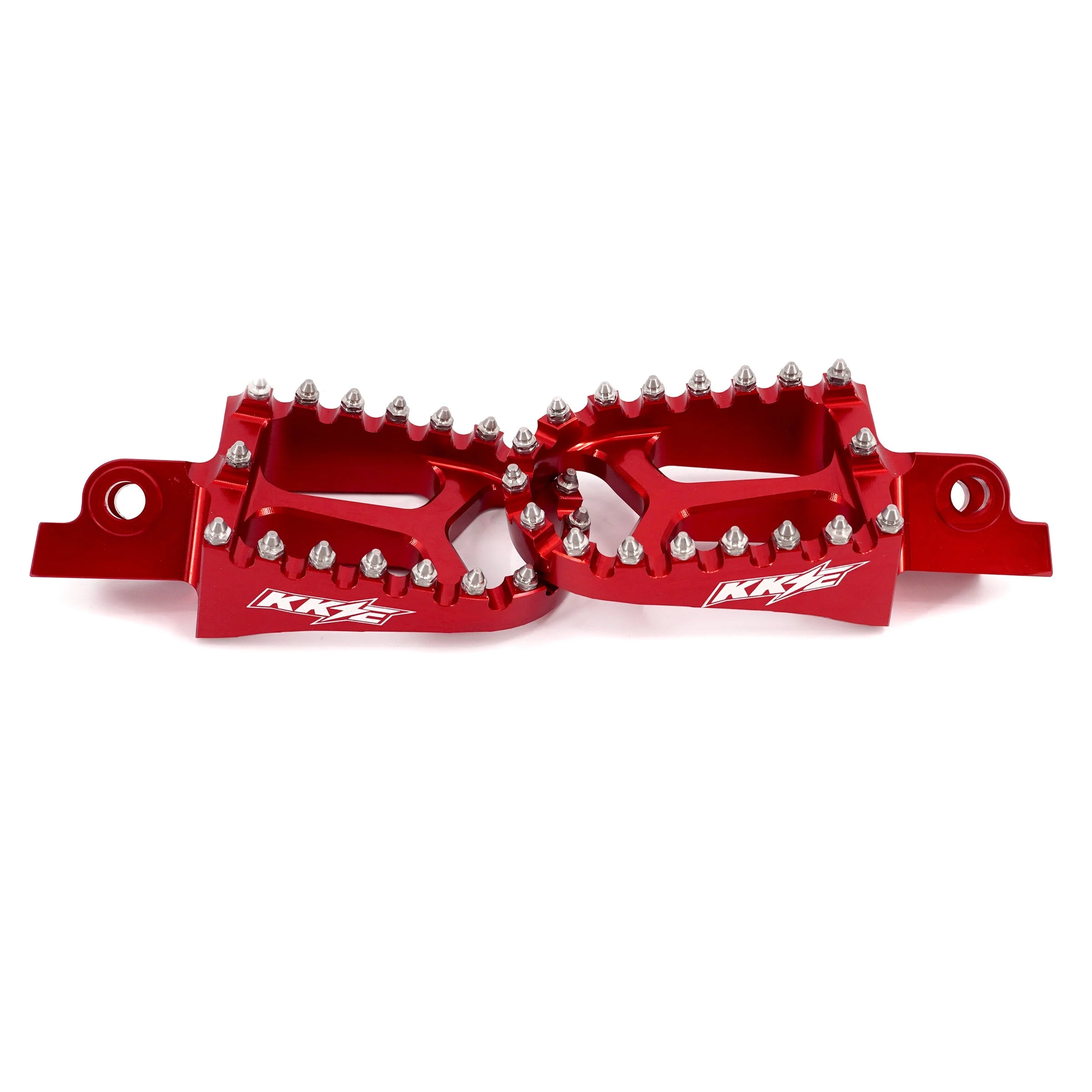 KKE Footpegs Billet Foot Rest For Rawrr Mantis, Mantis X, Red and Black (Collective) - Image 10