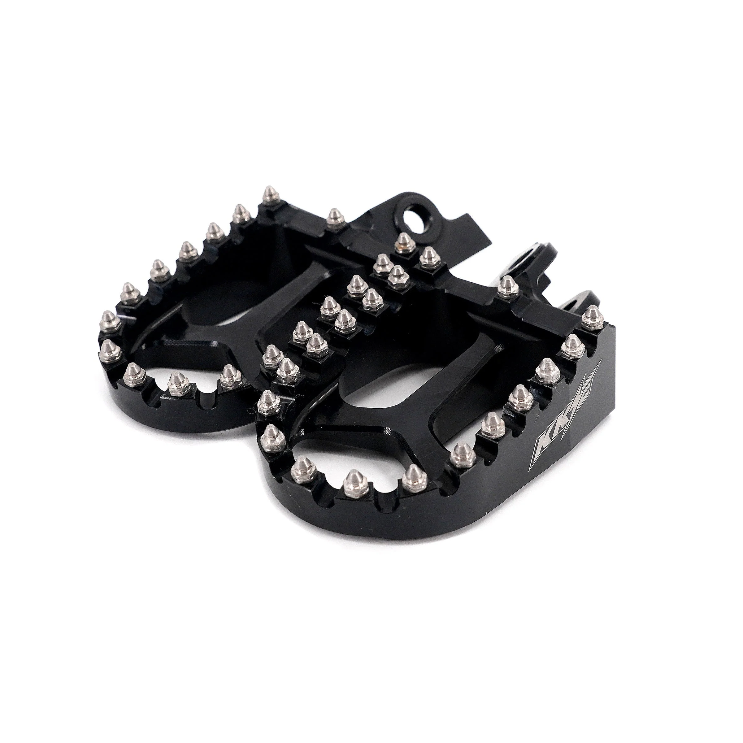 KKE Footpegs Billet Foot Rest For Rawrr Mantis, Mantis X, Red and Black (Collective) - Image 2