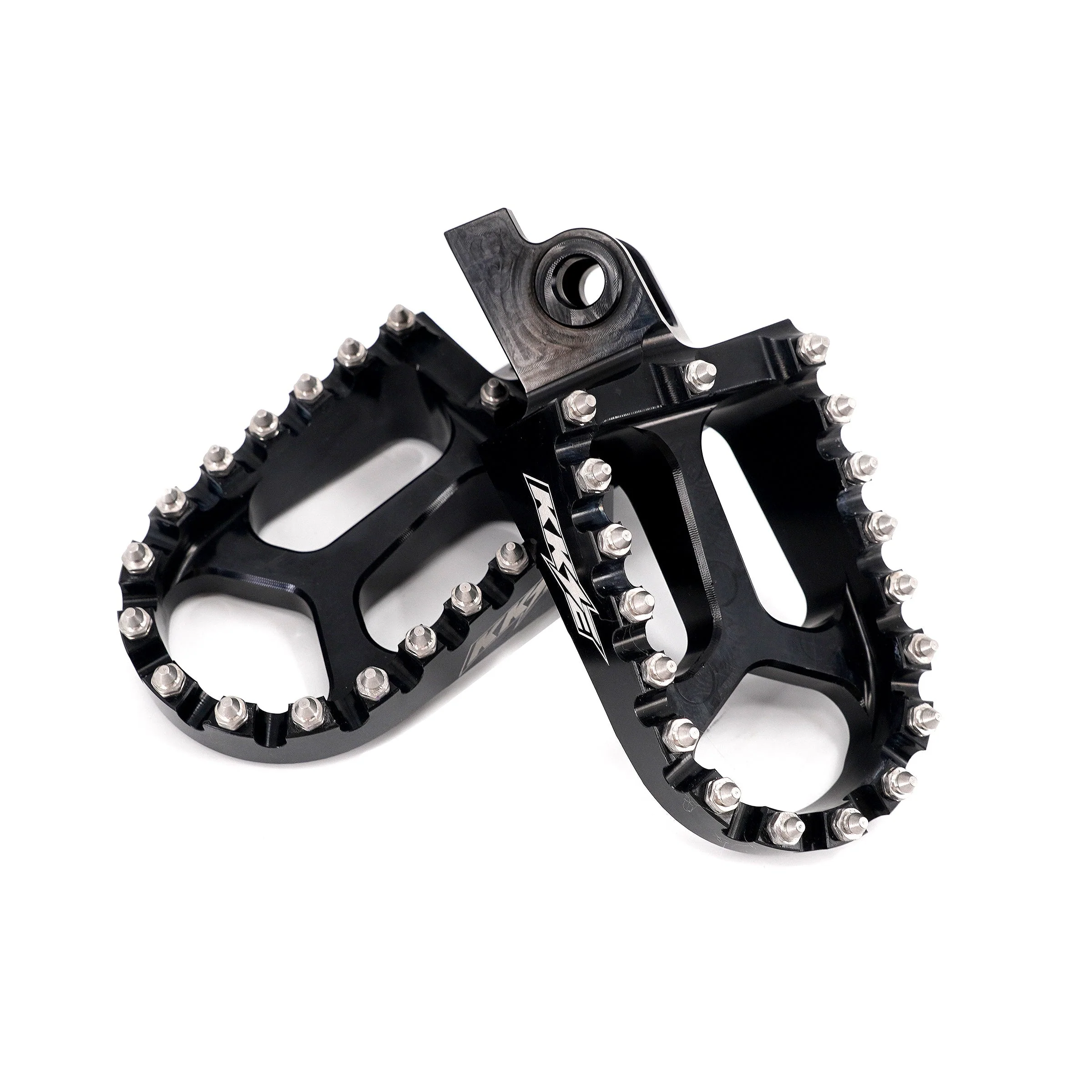 KKE Footpegs Billet Foot Rest For Rawrr Mantis, Mantis X, Red and Black (Collective) - Image 3