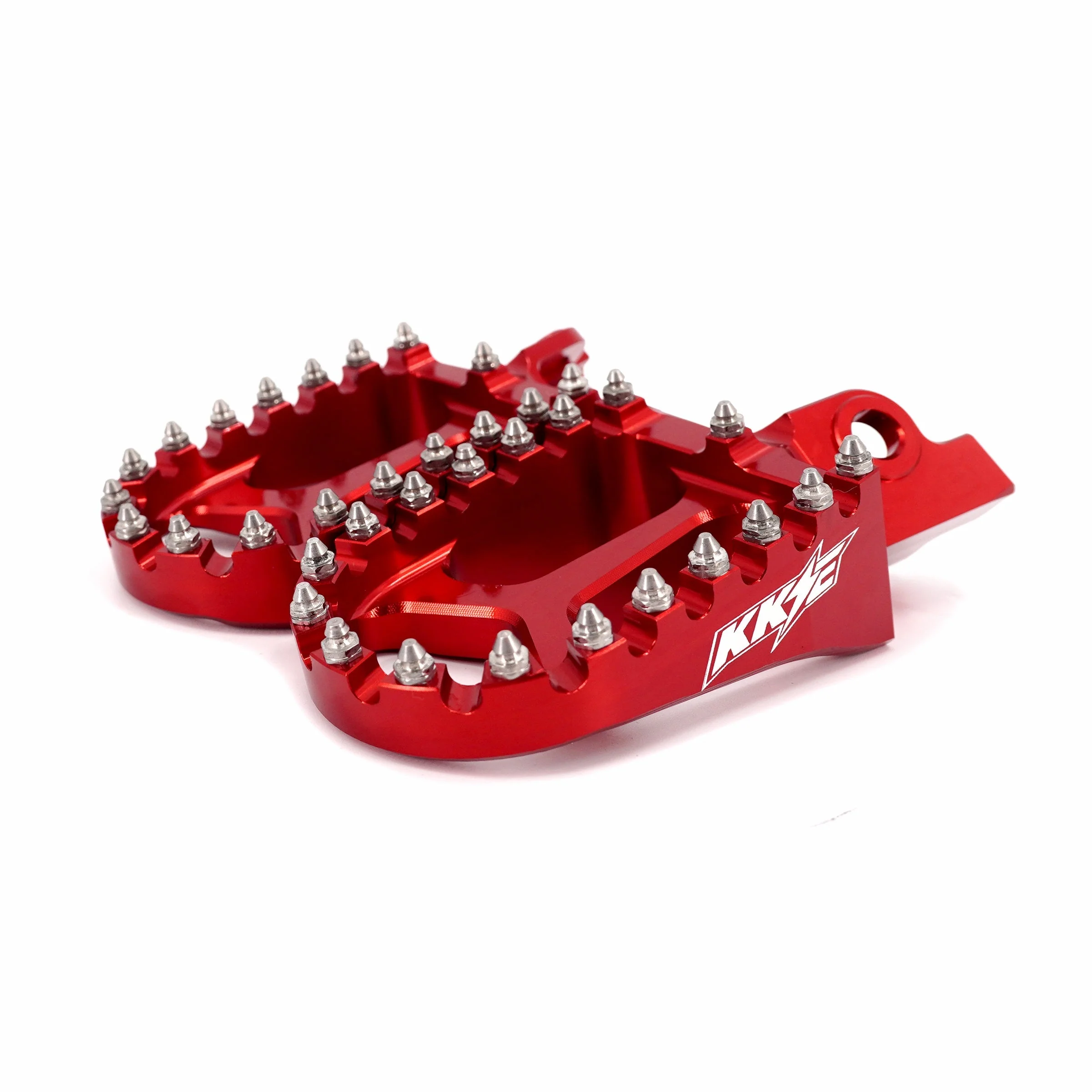 KKE Footpegs Billet Foot Rest For Rawrr Mantis, Mantis X, Red and Black (Collective) - Image 8