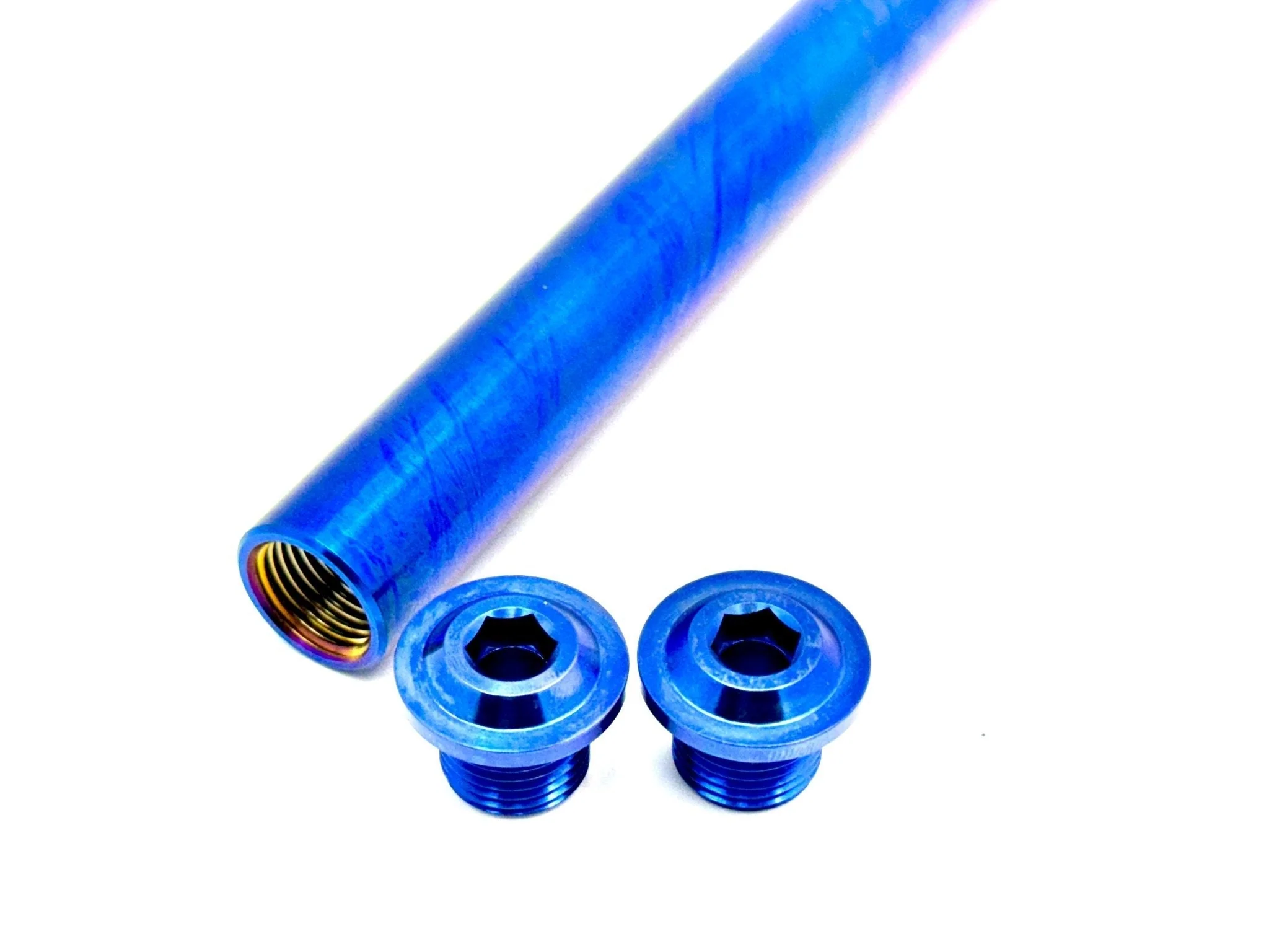 KKE Fork Custom Titanium Axle and Two Axle End-Bolts - Image 3