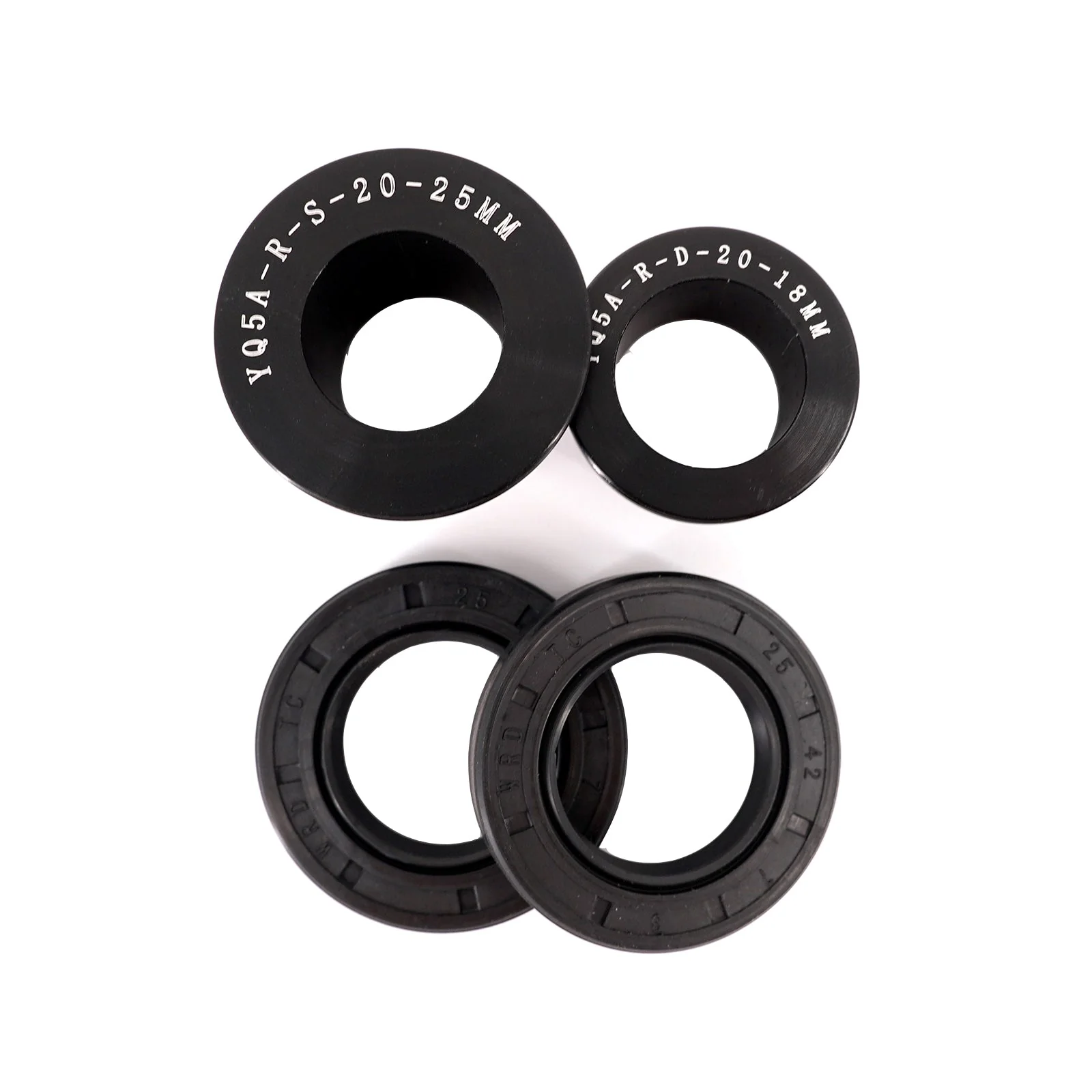 KKE Replacement Rear Billet Bushing Spacers Kit Fit Surron Ultra Bee 2023-2024 Black - Image 2