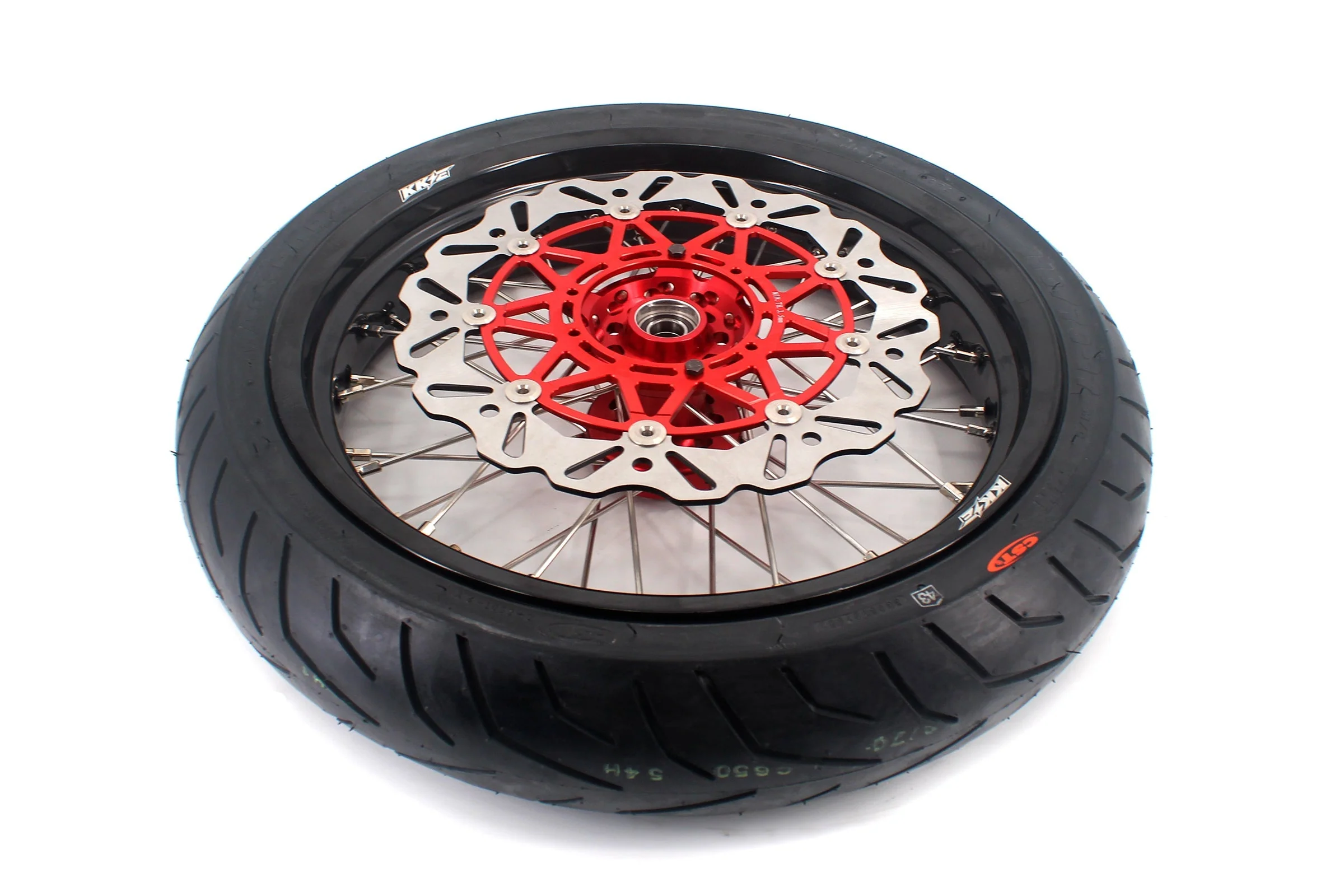 KKE  3.5/4.25*17inch Supermoto Wheels Rims with CST Tires For HONDA XR650L 1993-2024 - Image 2