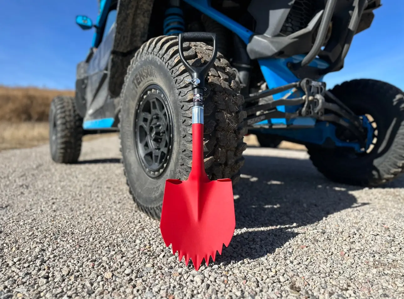 Krazy Beaver Mini Shovel  with guard(Textured Red Head / Black Handle # 45642) - Image 2