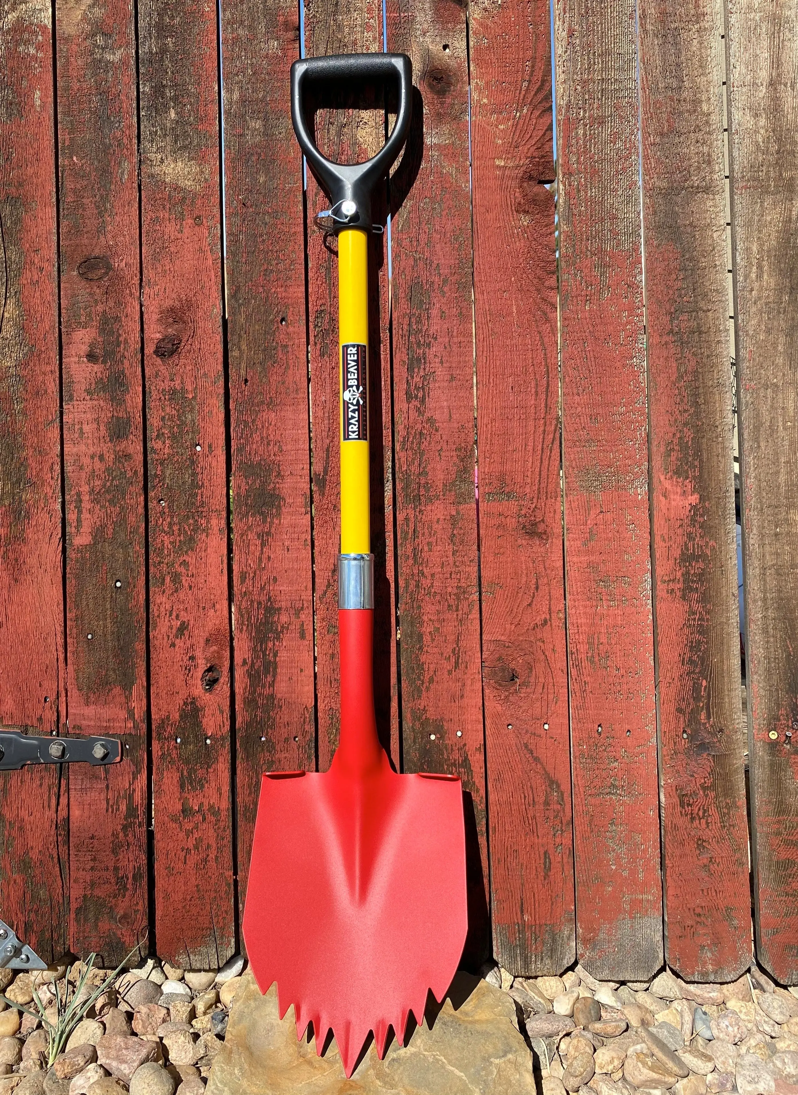 Krazy Beaver Shovel (Textured Red Head / Yellow Handle 45637) - Image 3