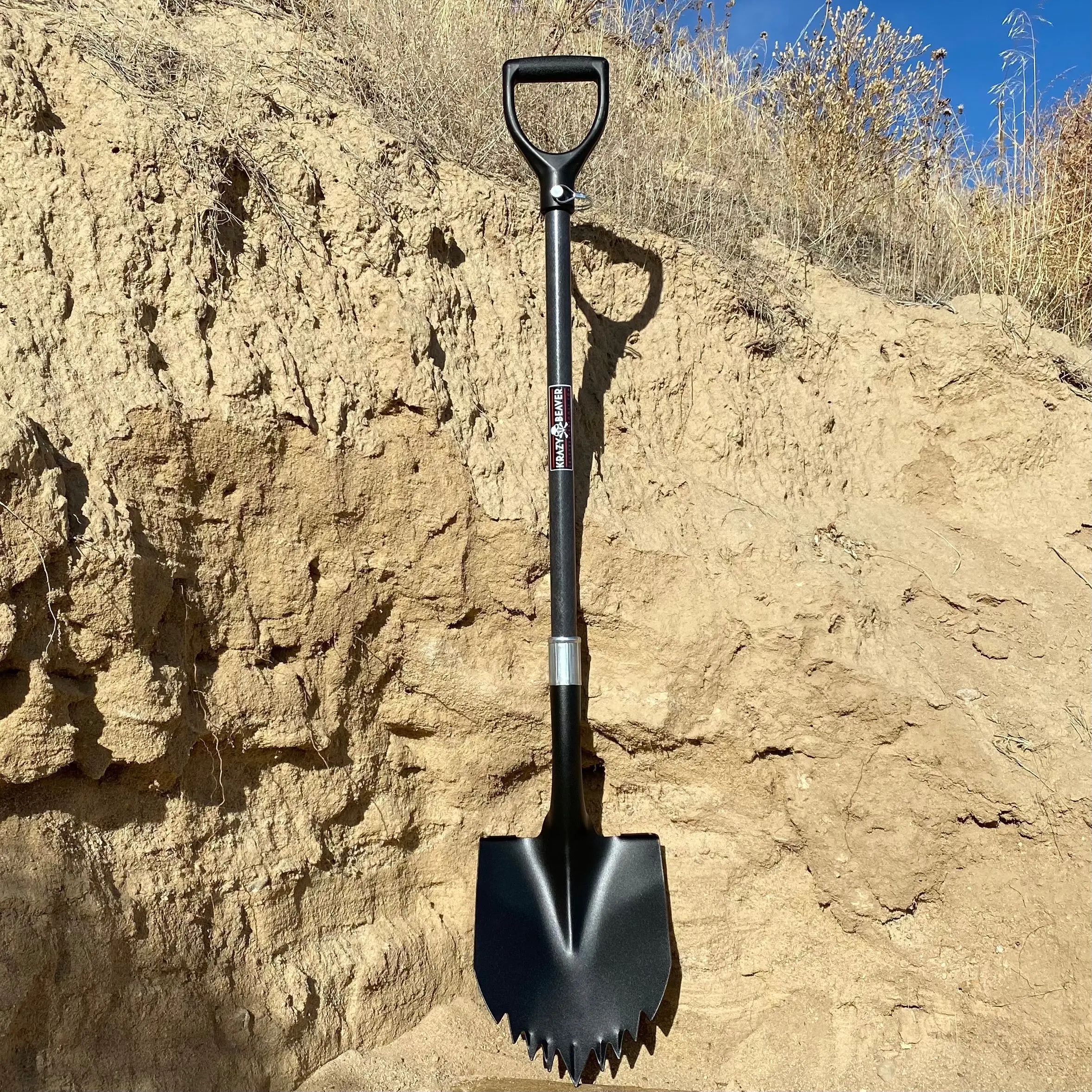 Krazy Beaver Shovel XL (Black Textured Head / Black Handle) - Image 3