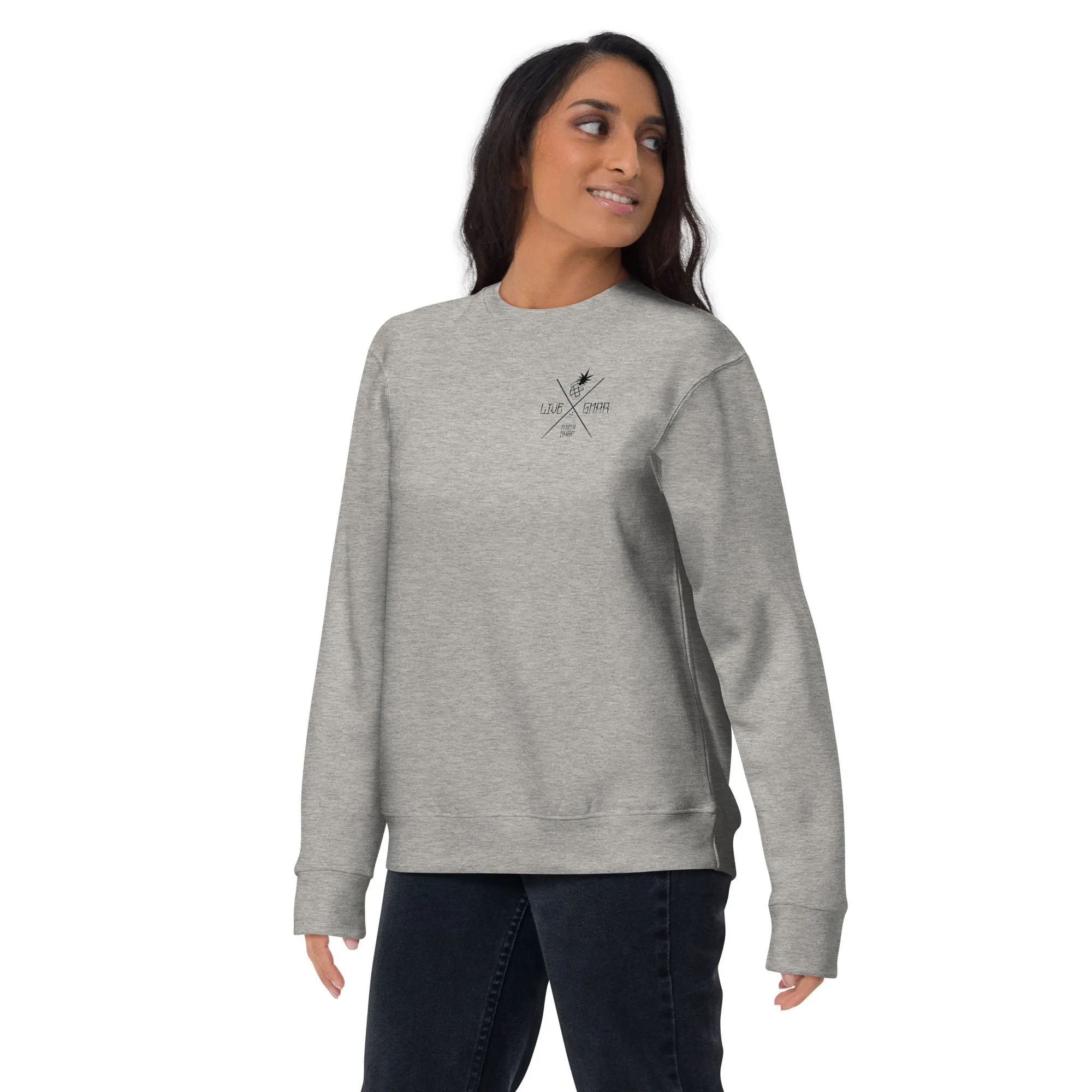 Live the Gnar "locals" Unisex Premium Sweatshirt - Image 2