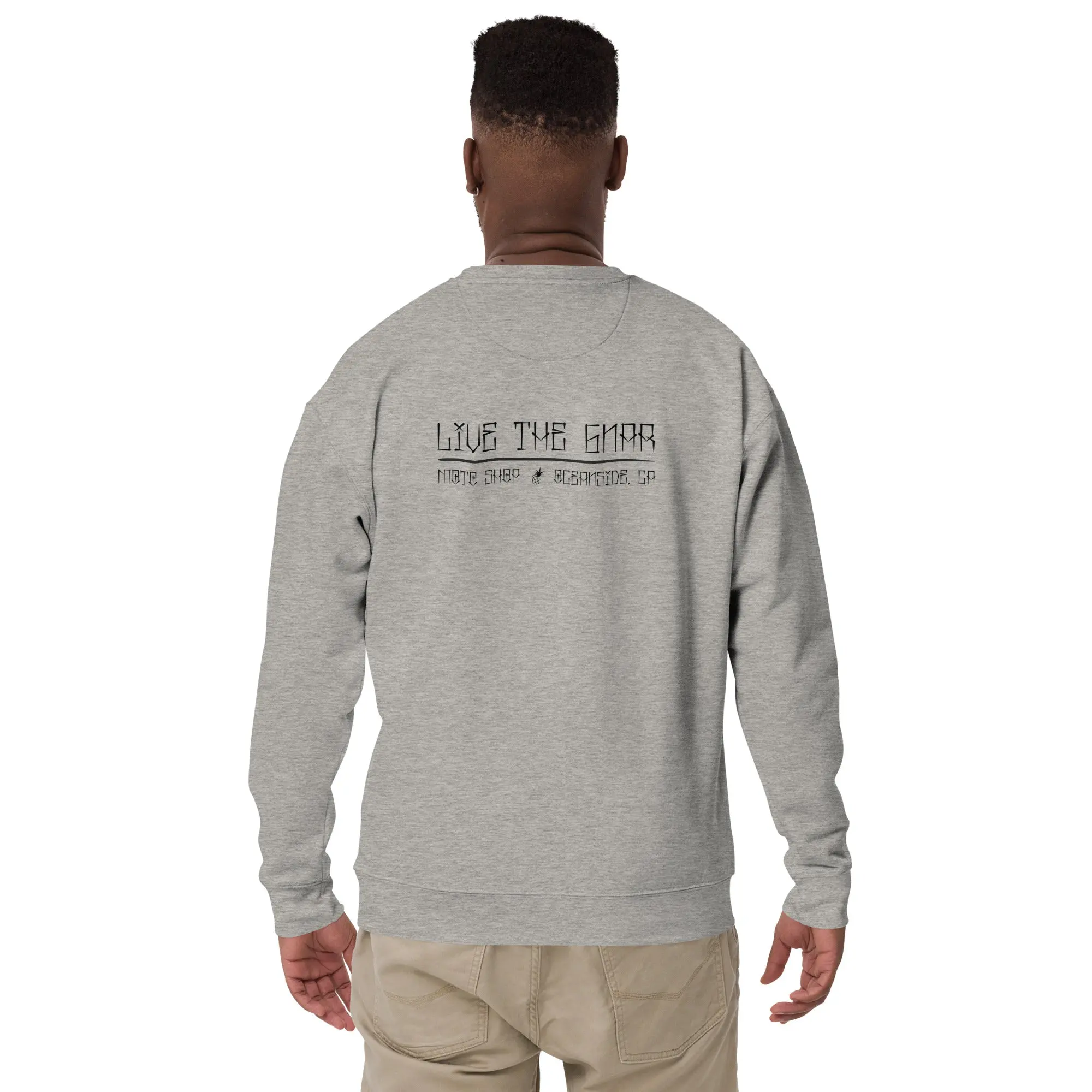 Live the Gnar "locals" Unisex Premium Sweatshirt - Image 4