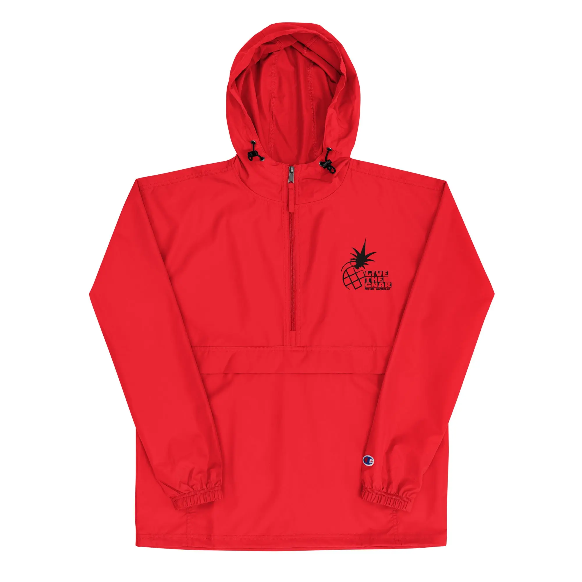 Live the Gnar x Champion Embroidered Packable Jacket - Image 3