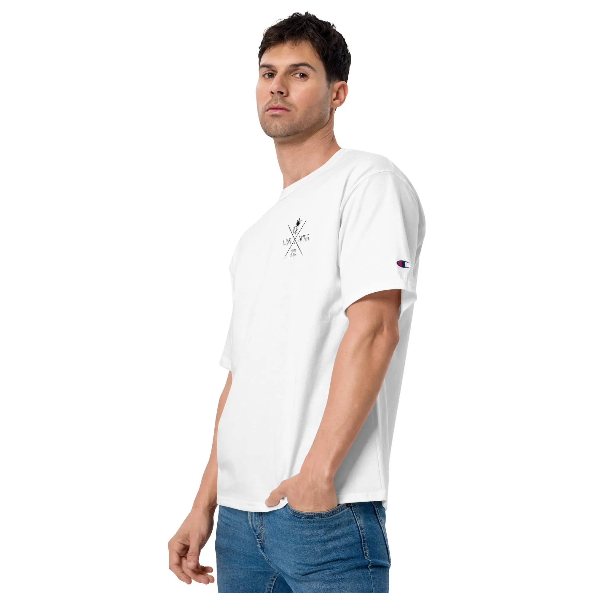 Live the Gnar x Champion T-Shirt - Image 2