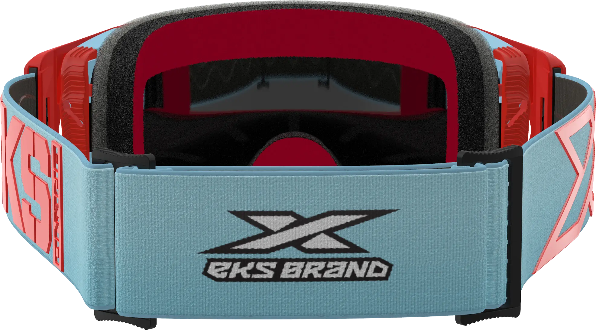 EKS Lucid Caliber Goggle Light Blue with Gold Mirror Lens - Image 2
