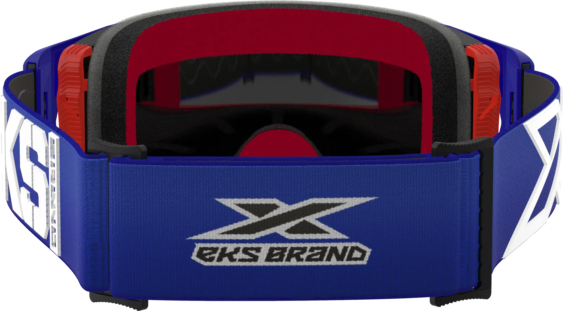 EKS Lucid Caliber Goggle Royal Blue with Silver Mirror Lens - Image 2