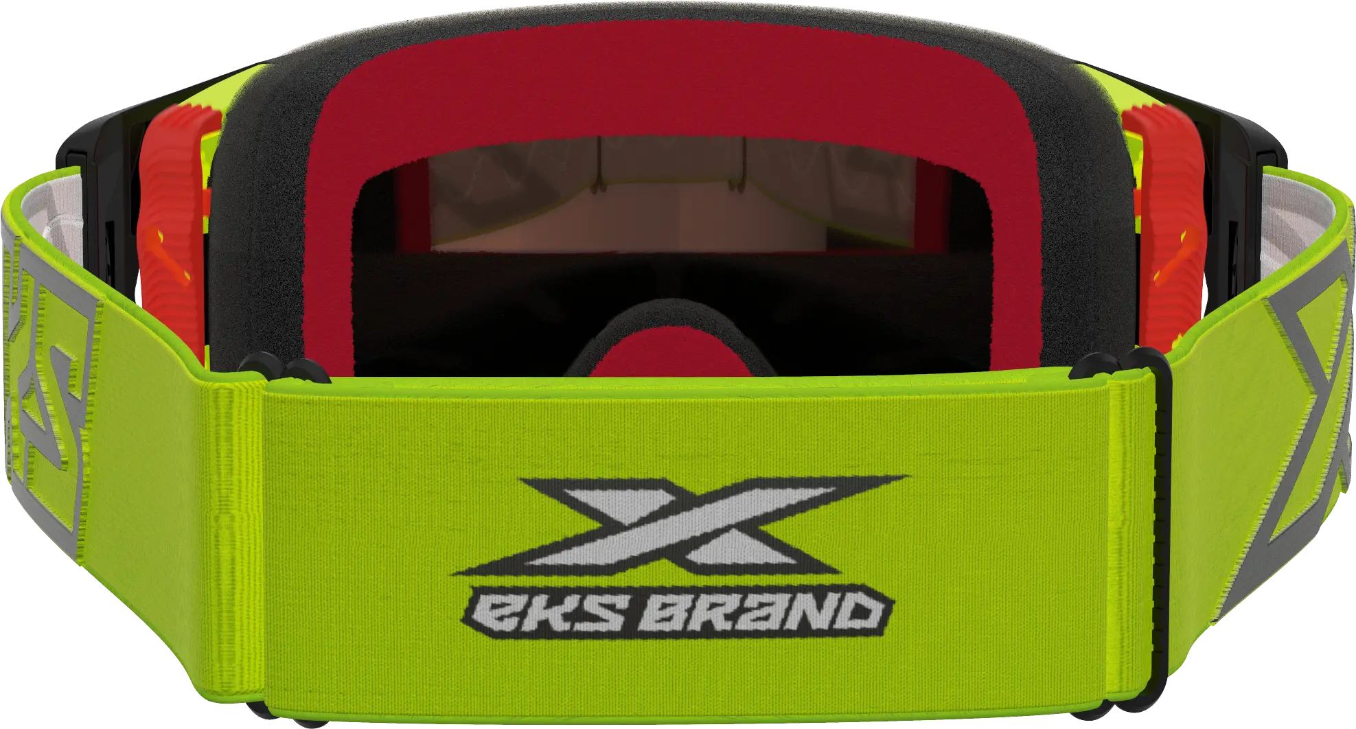 EKS Lucid Goggle Flo Yellow Auburn Lens - Image 2