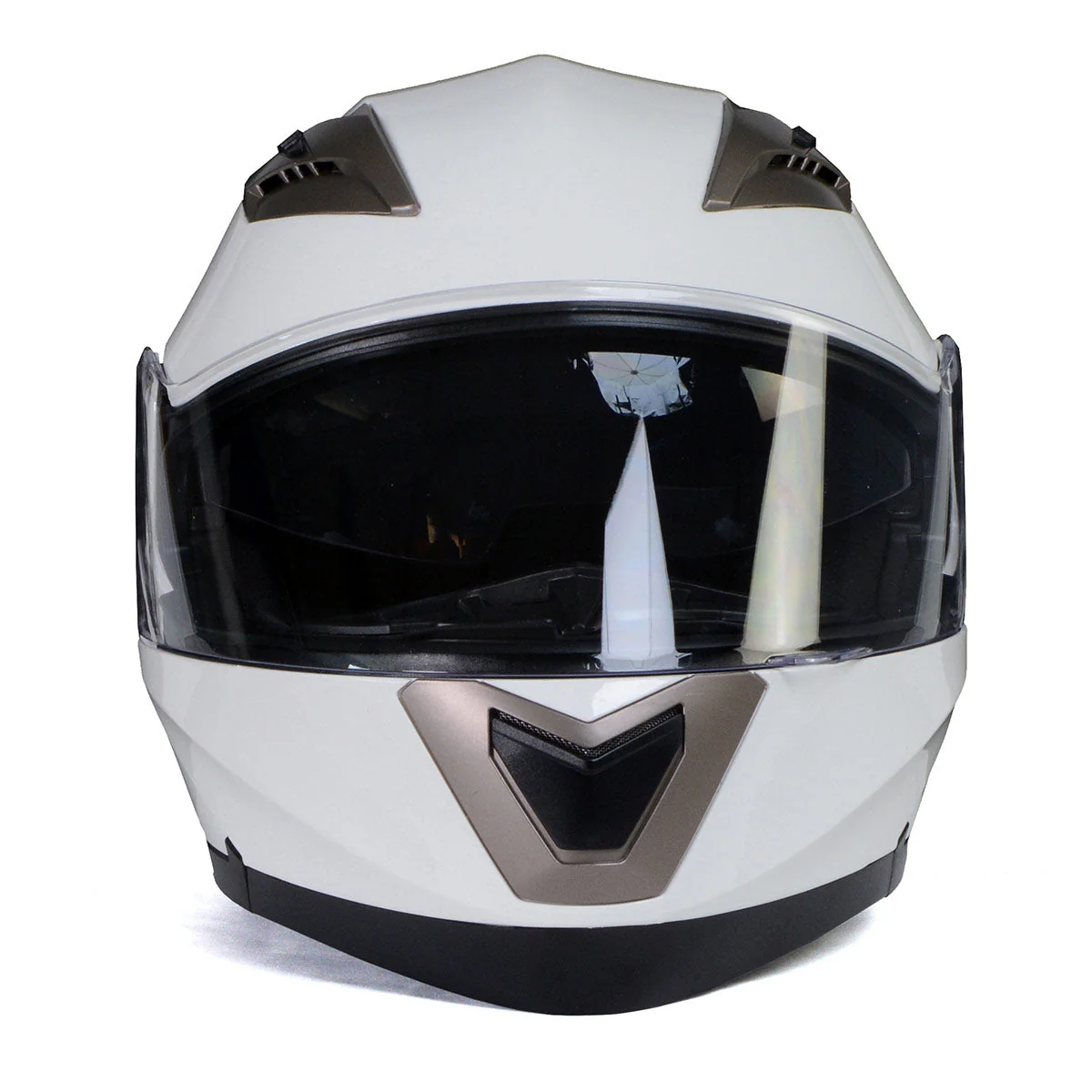 Milwaukee Helmets MPH9807DOT 'Ionized' Gloss White Modular Helmet for Men and Women Biker w/ MP7922FMSET Heated Balaclava Bundle - Image 14