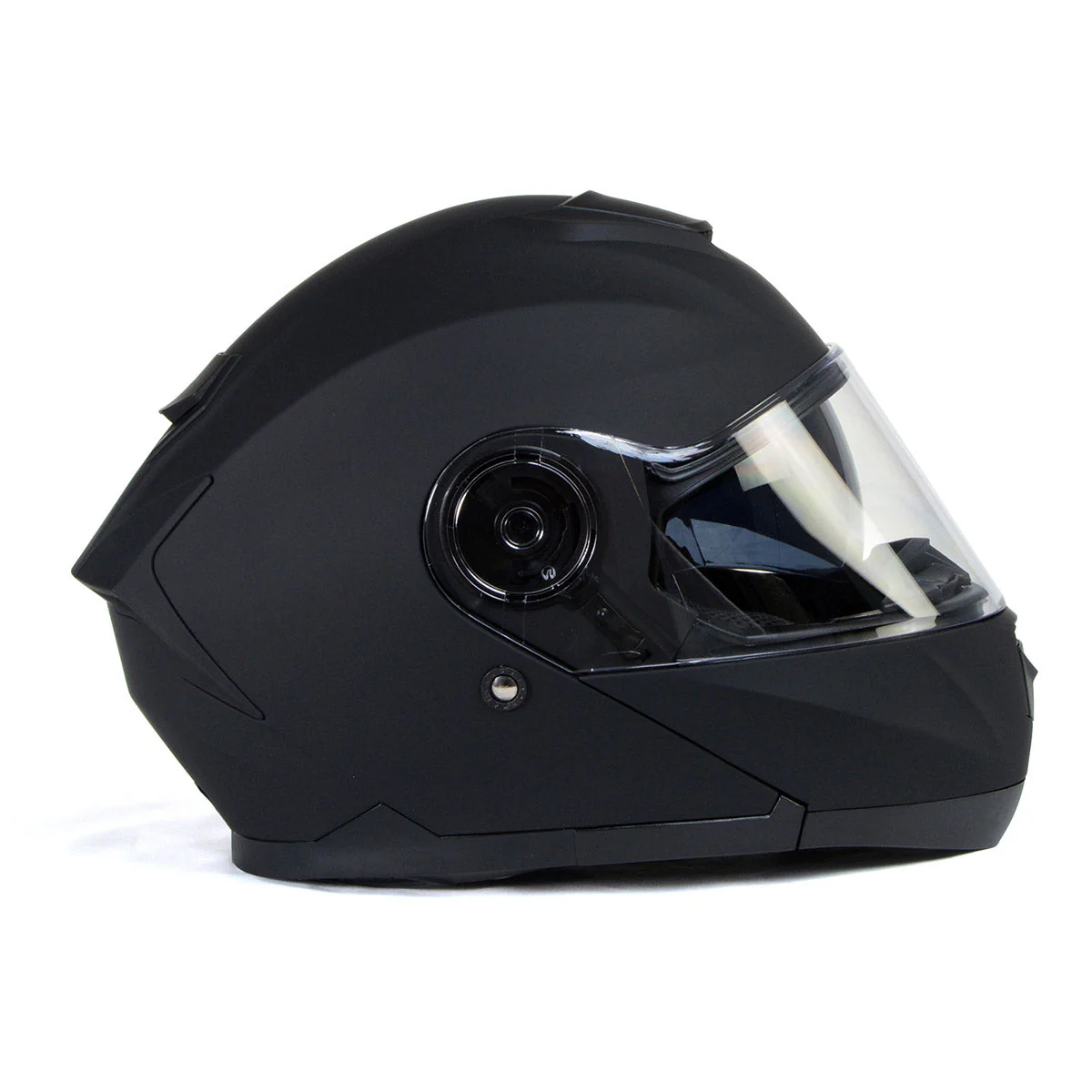 Milwaukee Helmets MPH9814DOT 'Breeze' Flat Black Modular Helmet for Men and Women Biker w/ MP7922FMSET Heated Balaclava Bundle - Image 15