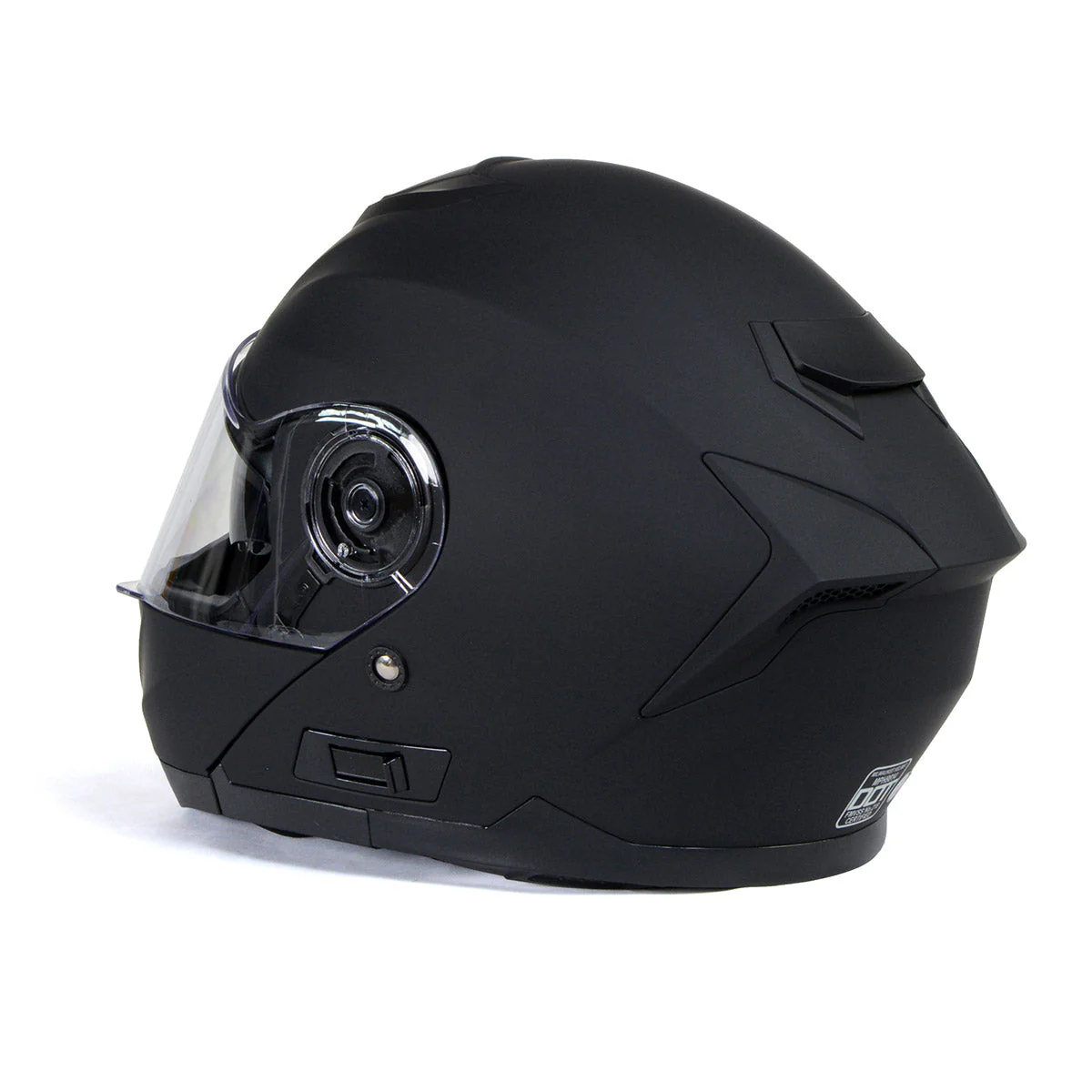 Milwaukee Helmets MPH9814DOT 'Breeze' Flat Black Modular Helmet for Men and Women Biker w/ MP7922FMSET Heated Balaclava Bundle - Image 16