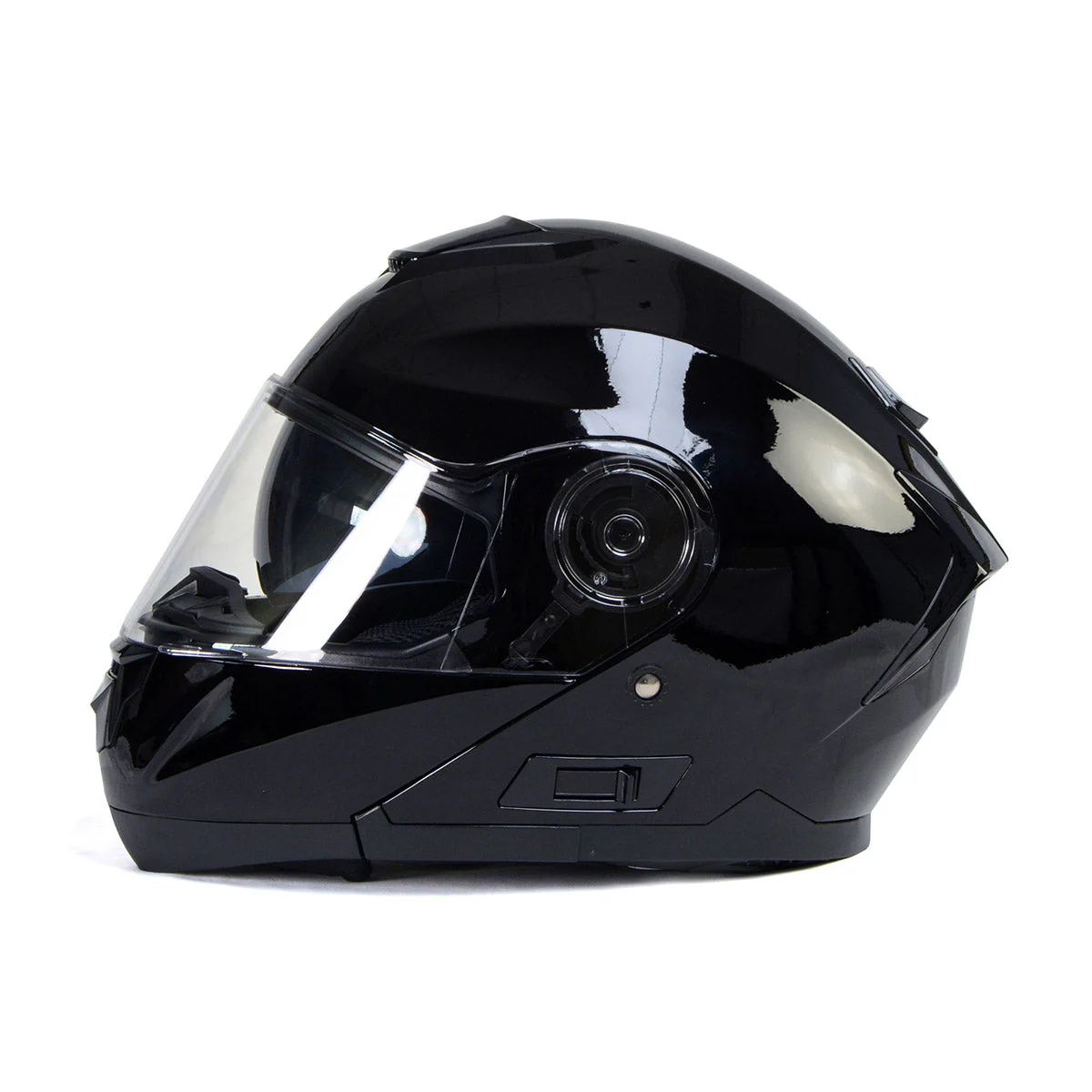 Milwaukee Helmets MPH9815DOT 'Breeze' Gloss Black Modular Helmet for Men and Women Biker w/ MP7922FMSET Heated Balaclava Bundle - Image 15
