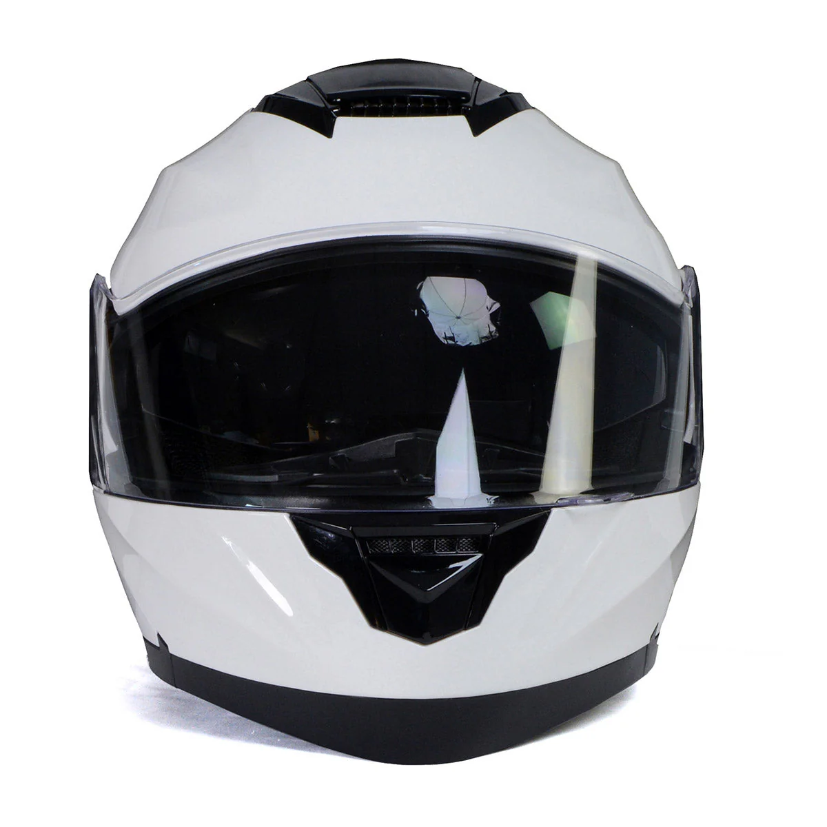 Milwaukee Helmets MPH9816DOT 'Breeze' White Modular Helmet for Men and Women Biker w/ MP7922FMSET Heated Balaclava Bundle - Image 13