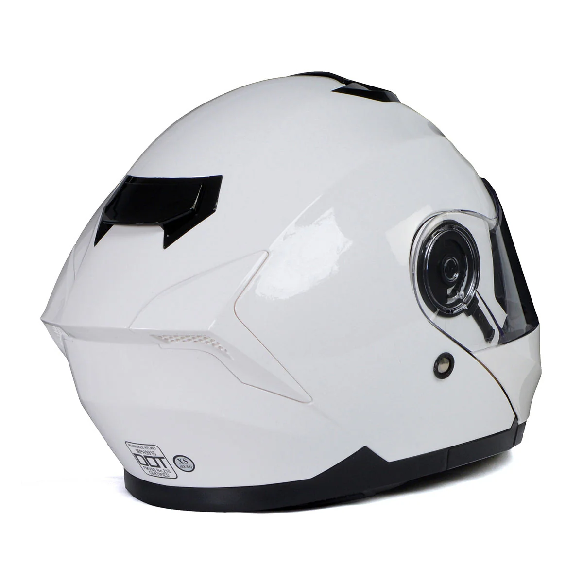 Milwaukee Helmets MPH9816DOT 'Breeze' White Modular Helmet for Men and Women Biker w/ MP7922FMSET Heated Balaclava Bundle - Image 16