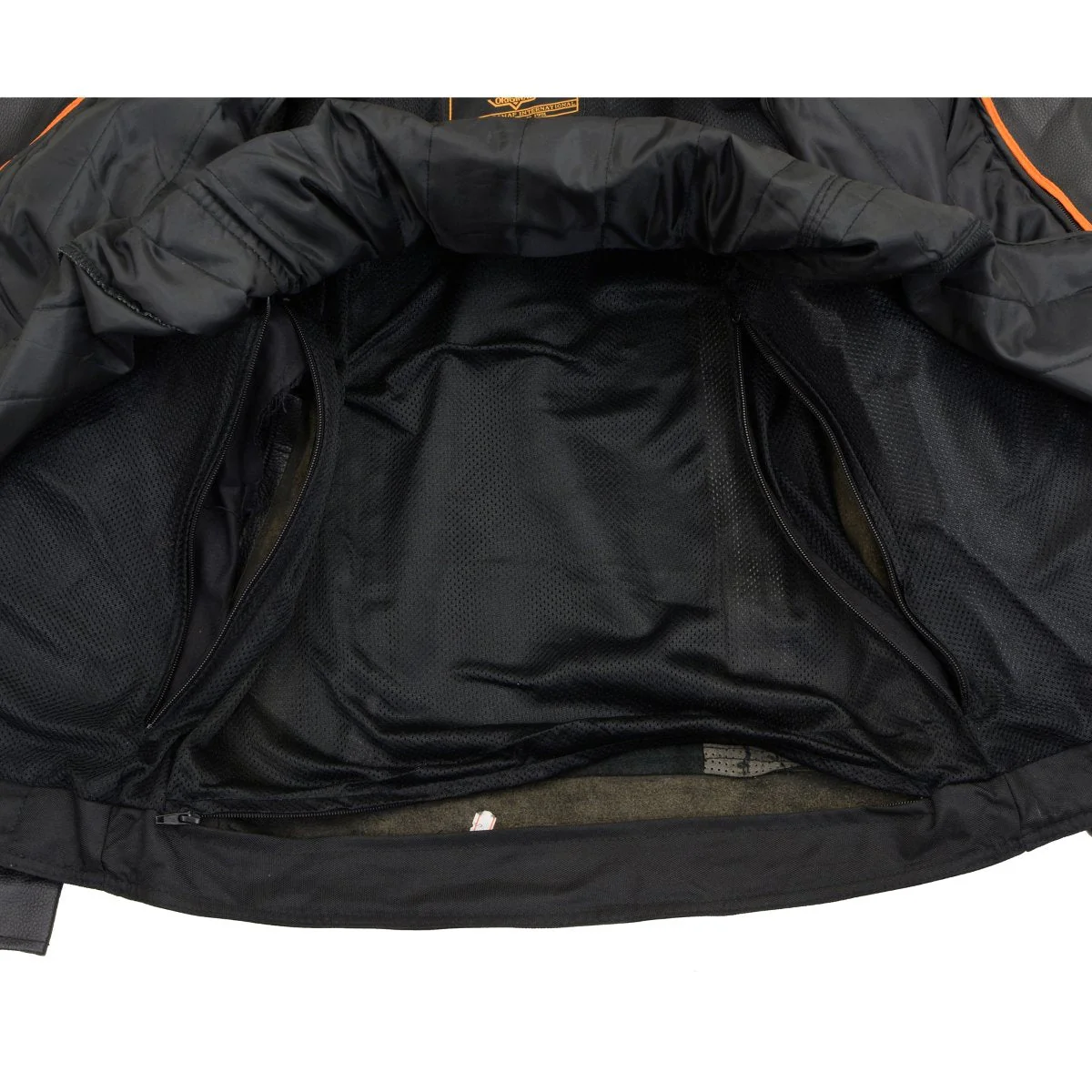 Milwaukee Leather LKM1760 Men's Black Leather Motorcycle Riders Jacket w/ Multi-Utility Pockets - Image 8
