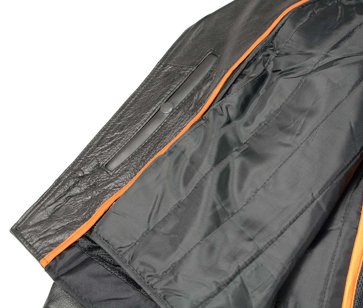 Milwaukee Leather LKM1770 Men's Black Premium Thick Leather Motorcycle Jacket Brando Style Biker Jacket - Image 26