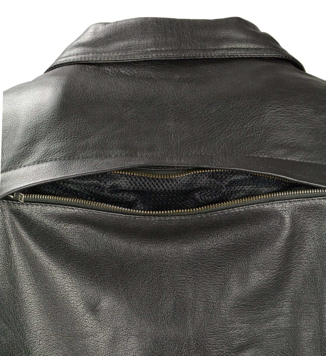 Milwaukee Leather LKM1770 Men's Black Premium Thick Leather Motorcycle Jacket Brando Style Biker Jacket - Image 8