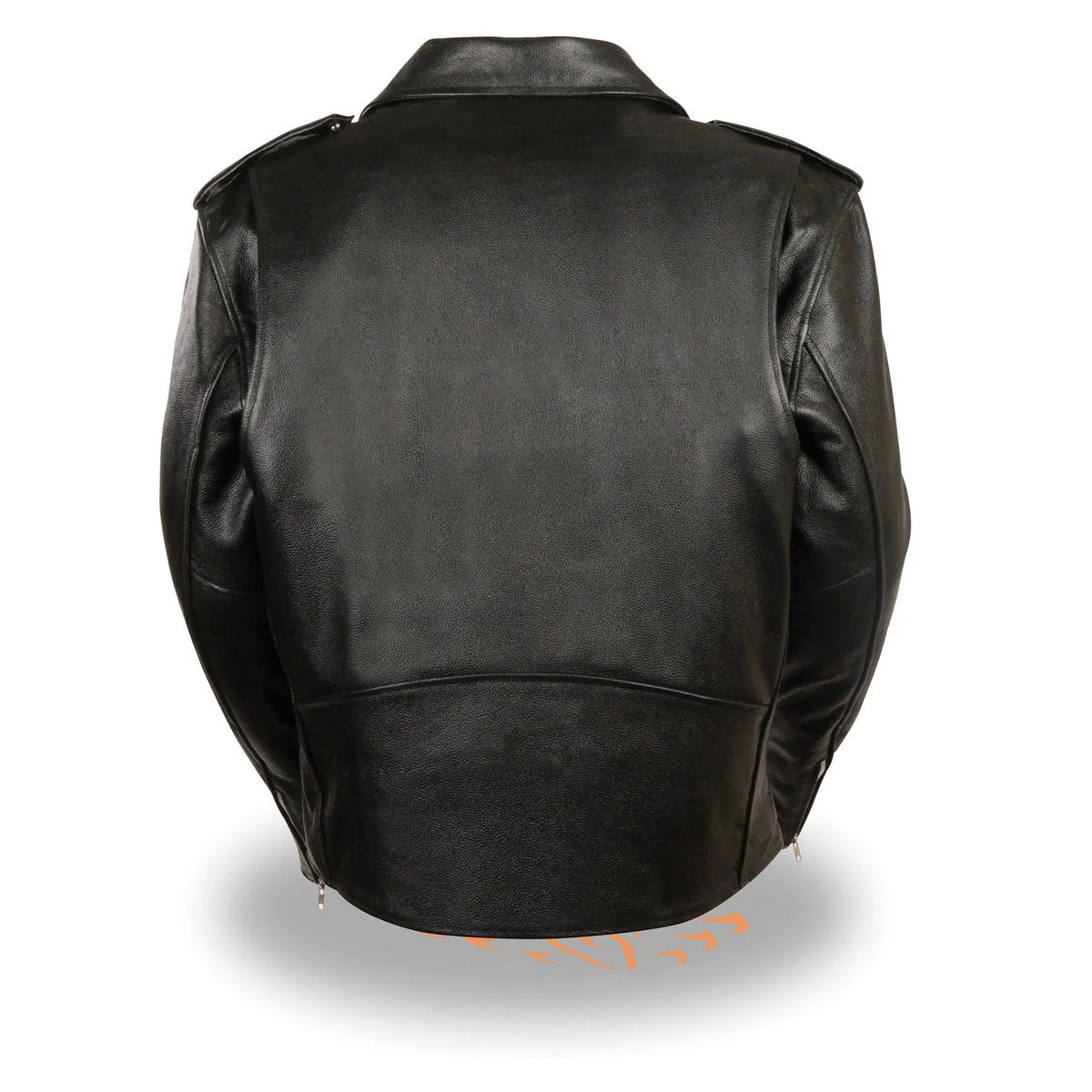 Milwaukee Leather LKM1781 Men's The Legend Classic Black Premium Leather Motorcycle Jacket w/ Quilted Liner - Image 2