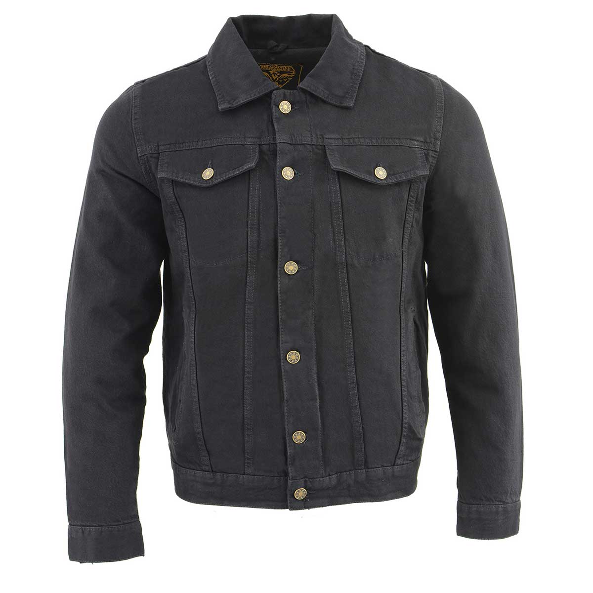 Milwaukee Leather MDM1015 Men's Black Classic Denim Jean Jacket - Image 5
