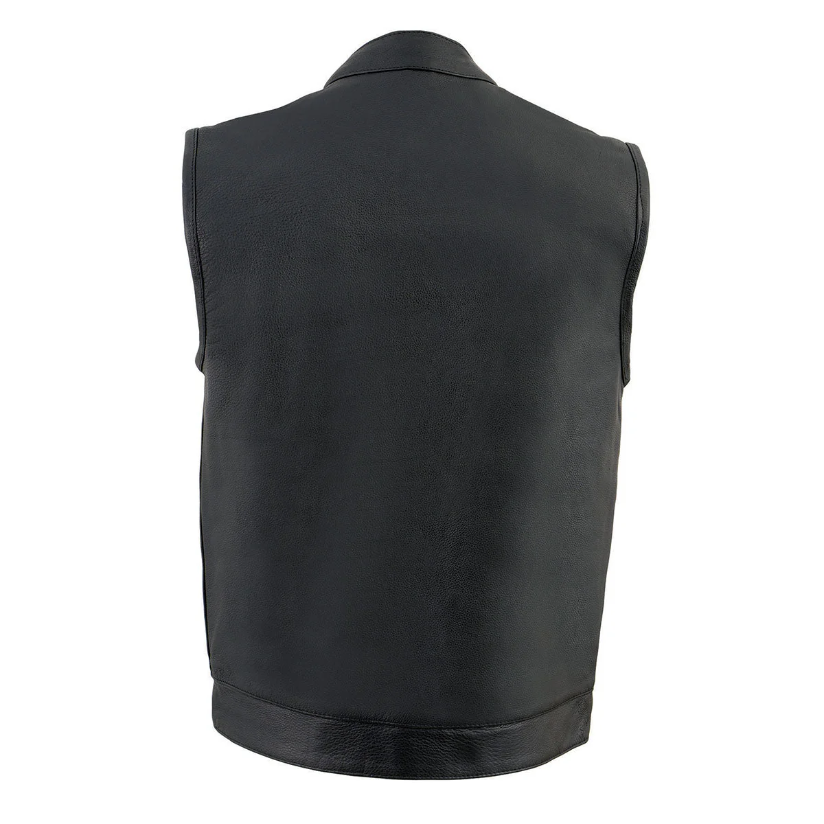 Milwaukee Leather Men's MLM3514 Black Premium Dual Closure Club Style Motorcycle Vest w/ Cool-Tec Leather Treatment - Image 13